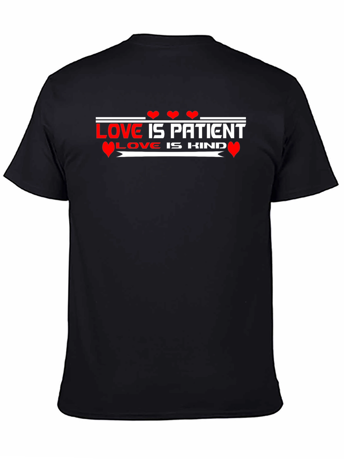 Love Is Patient Love Is Kind Black T-Shirt