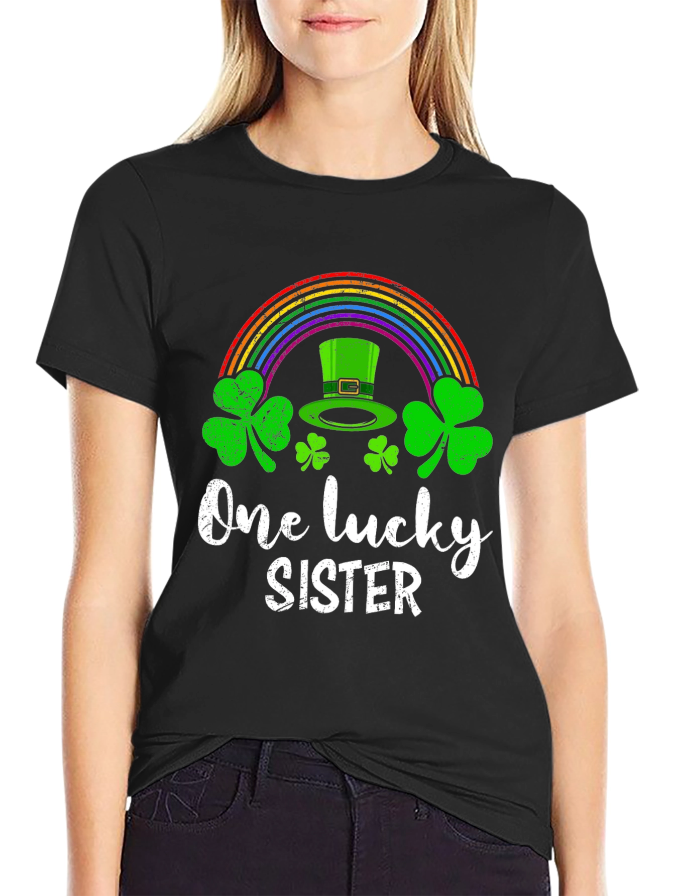 One Lucky Sister St. Patricks Day T-Shirt