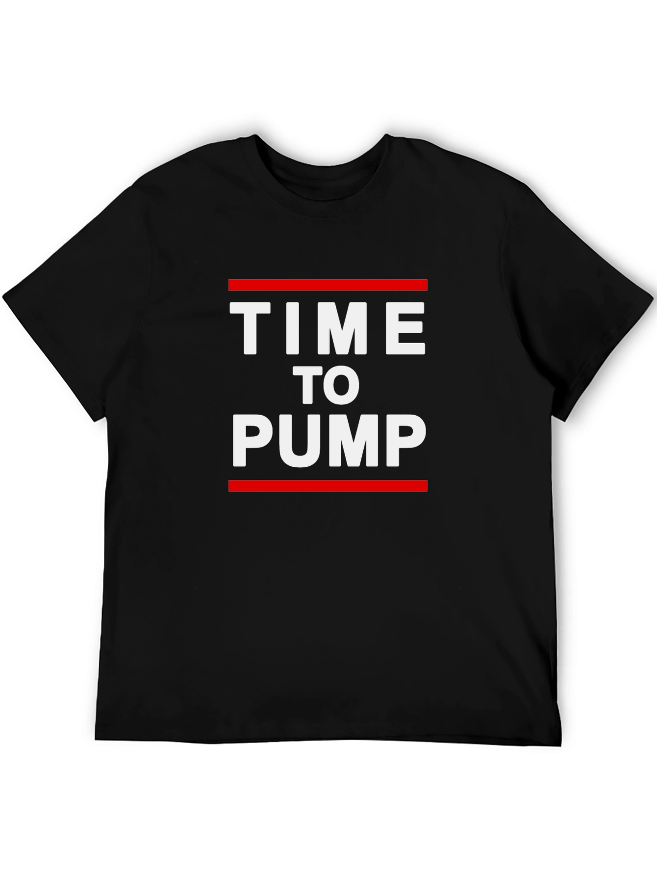Time to Pump Graphic Tee - Black