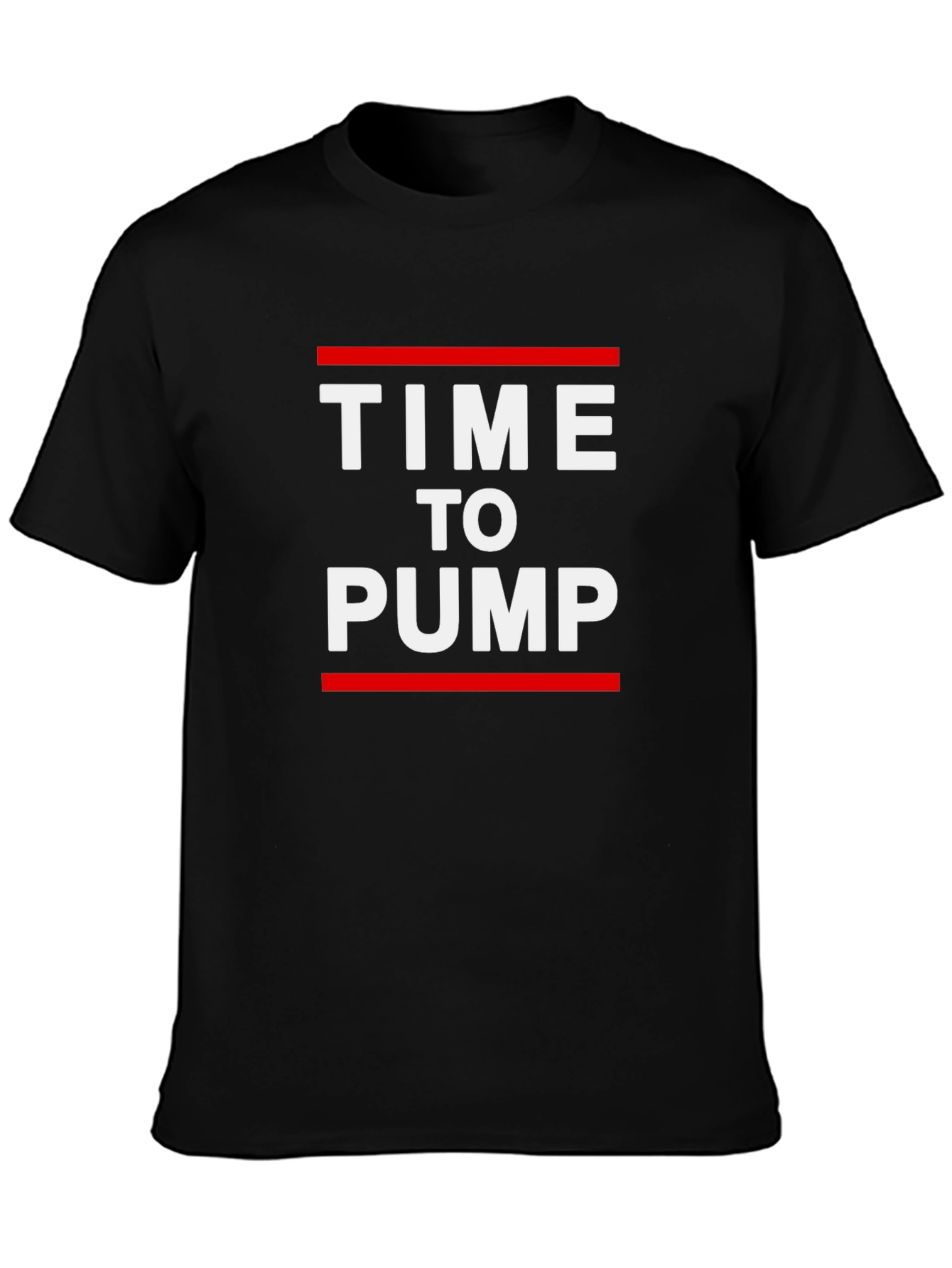 Time to Pump Graphic Tee - Black