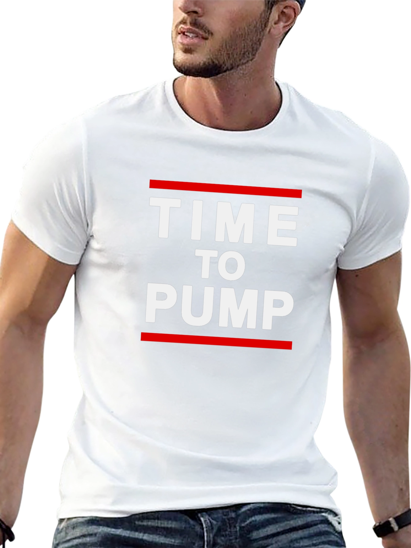 Time to Pump Graphic Tee - Black
