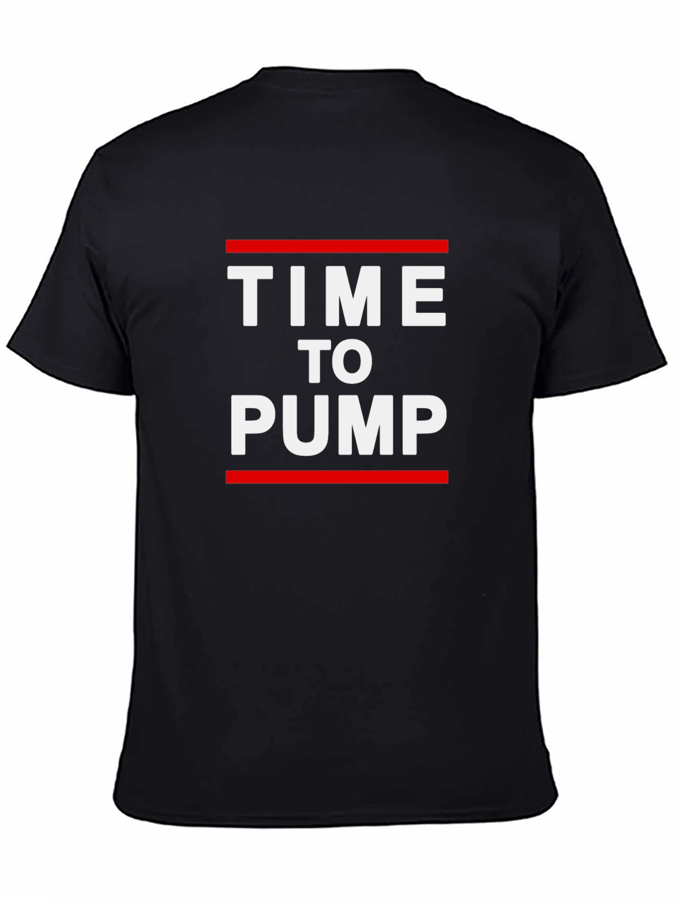 Time to Pump Graphic Tee - Black