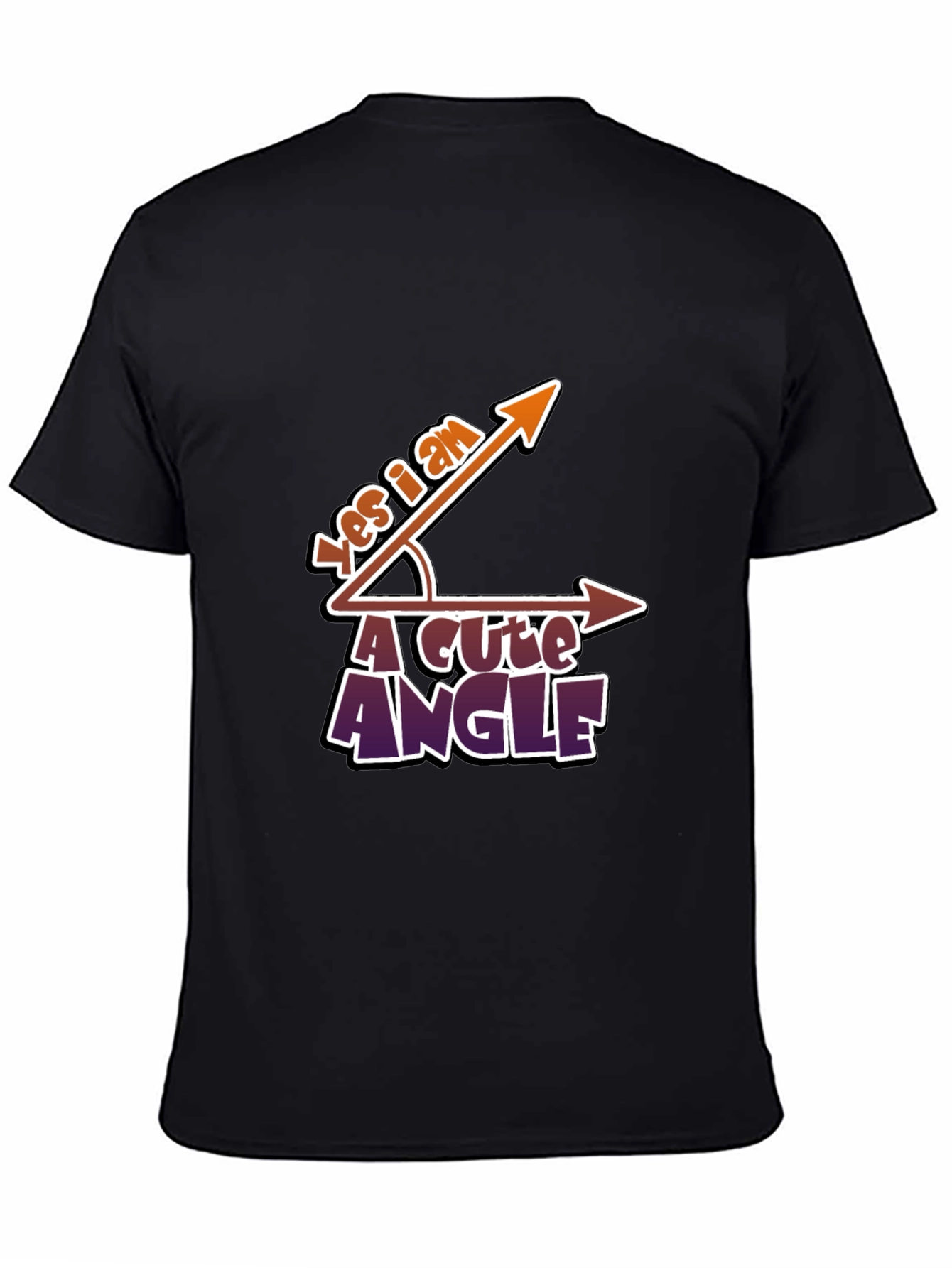 Acute Angle T-Shirt - Funny Math Pun Tee