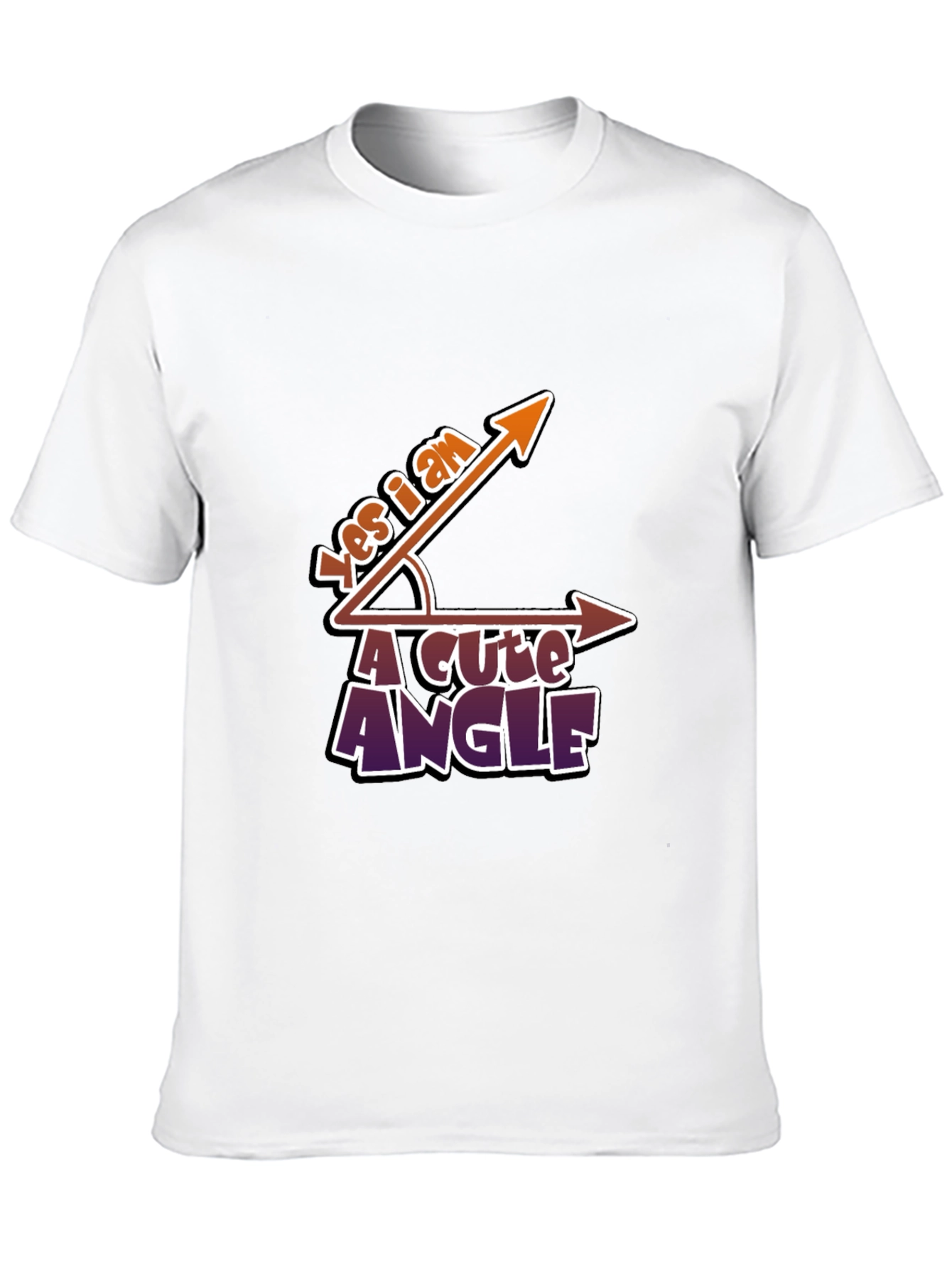Acute Angle T-Shirt - Funny Math Pun Tee
