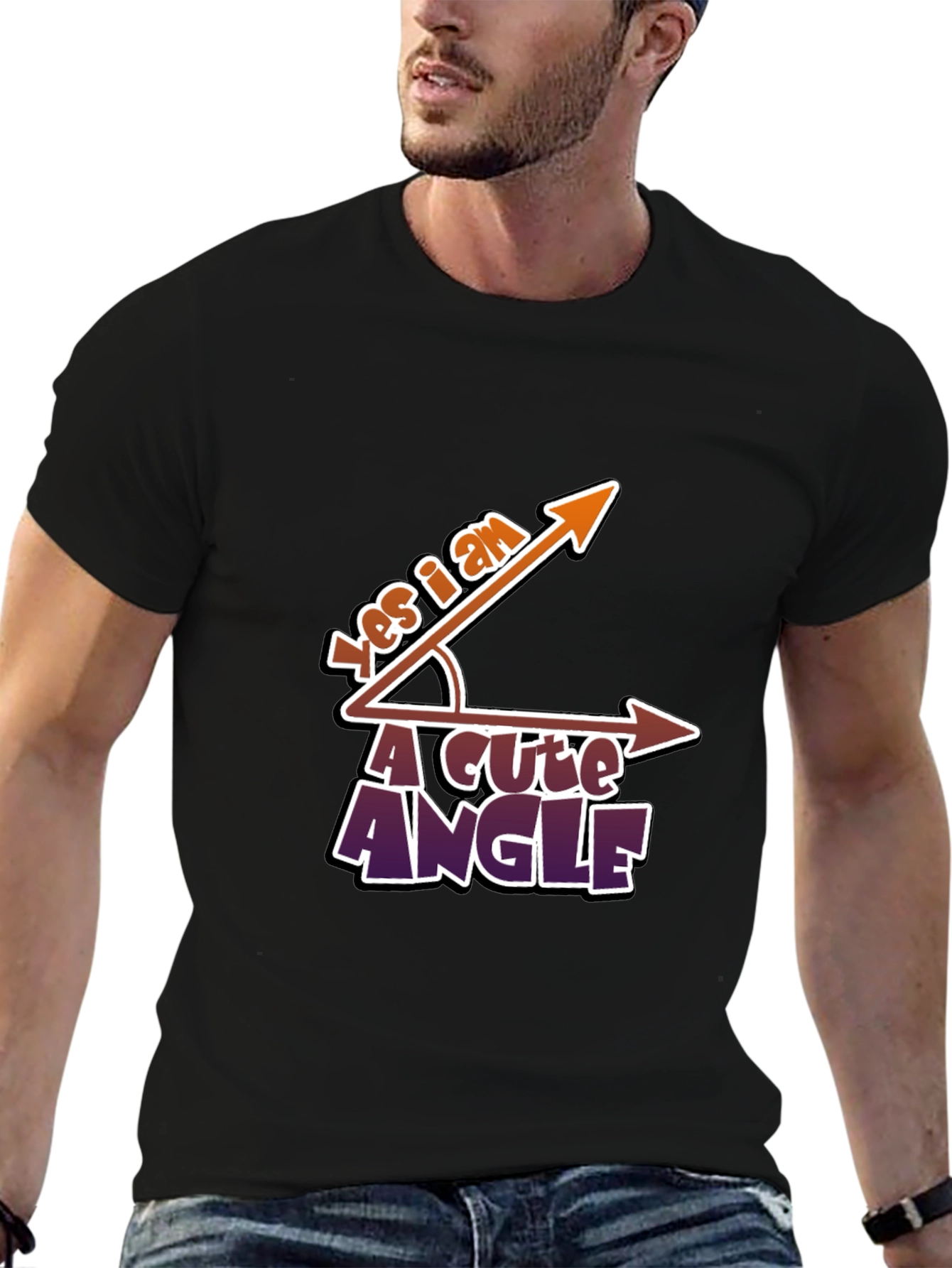 Acute Angle T-Shirt - Funny Math Pun Tee