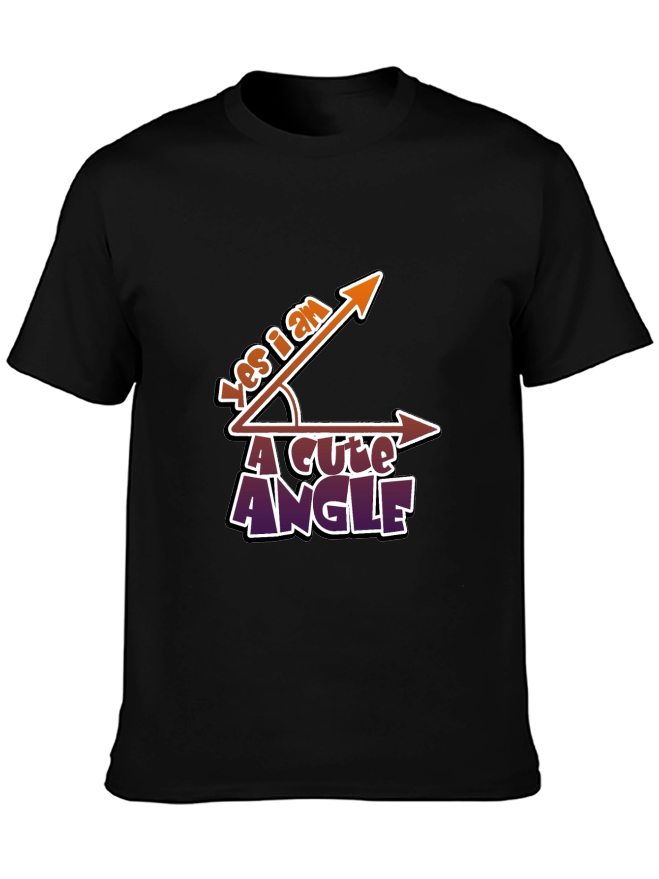Acute Angle T-Shirt - Funny Math Pun Tee