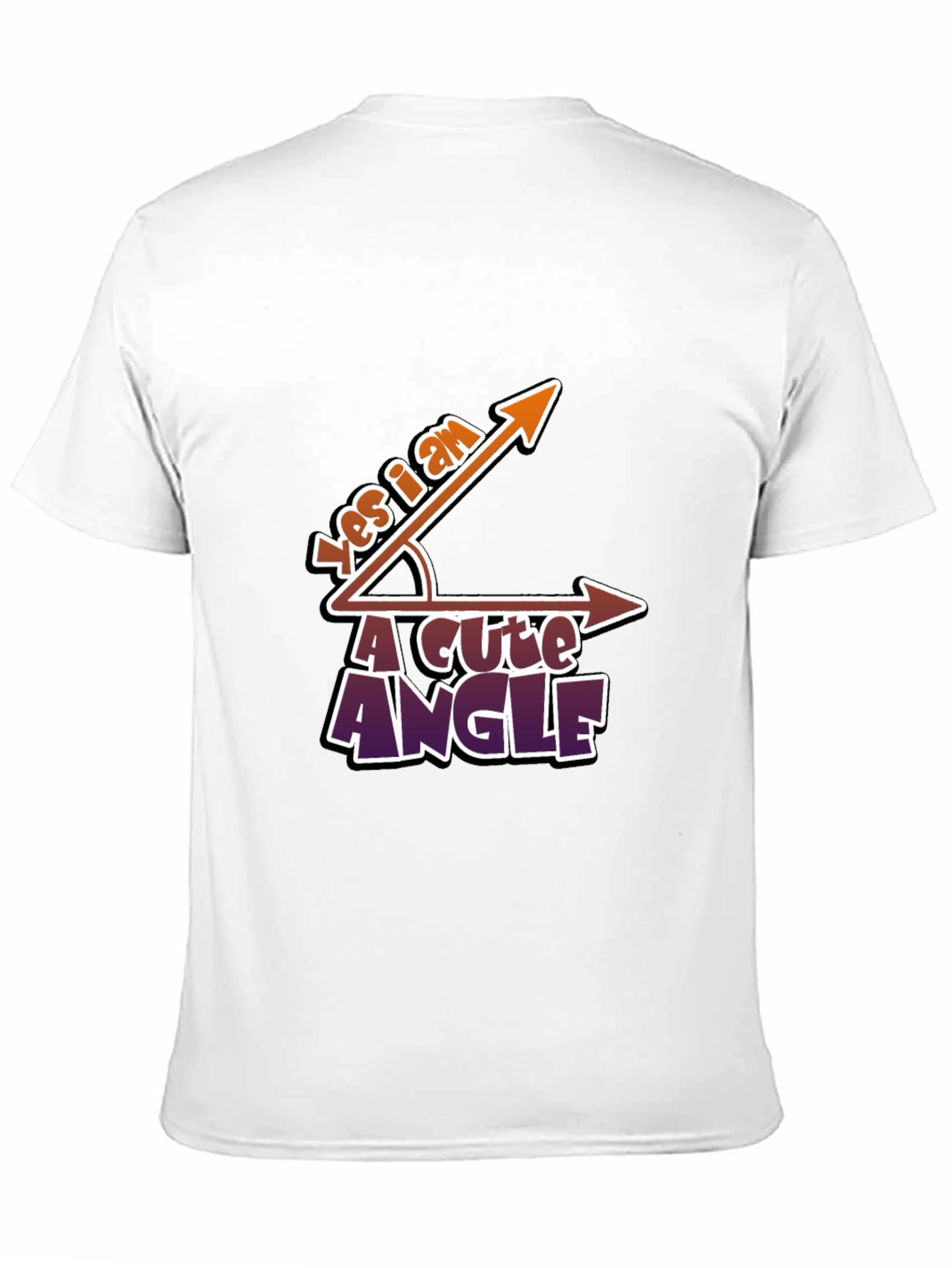 Acute Angle T-Shirt - Funny Math Pun Tee