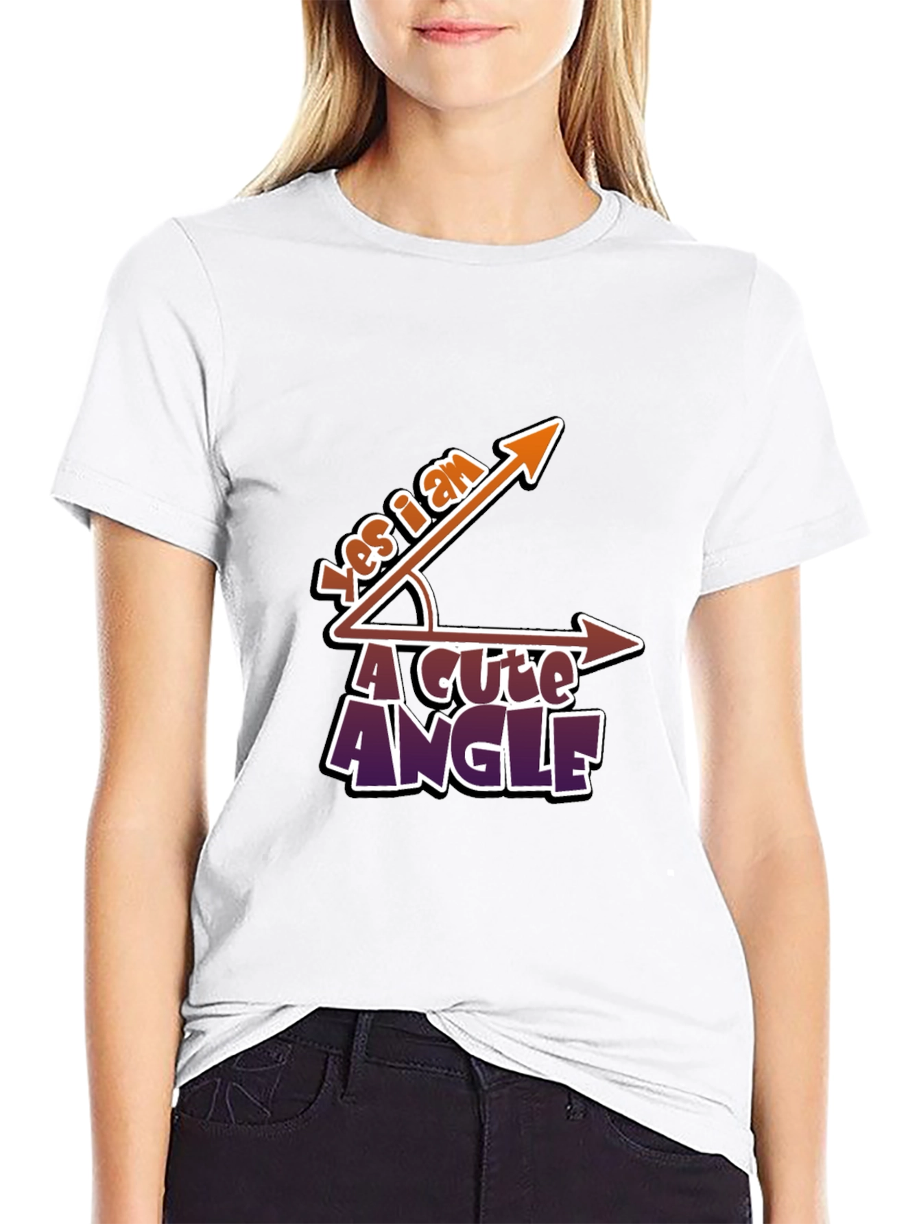 Acute Angle T-Shirt - Funny Math Pun Tee