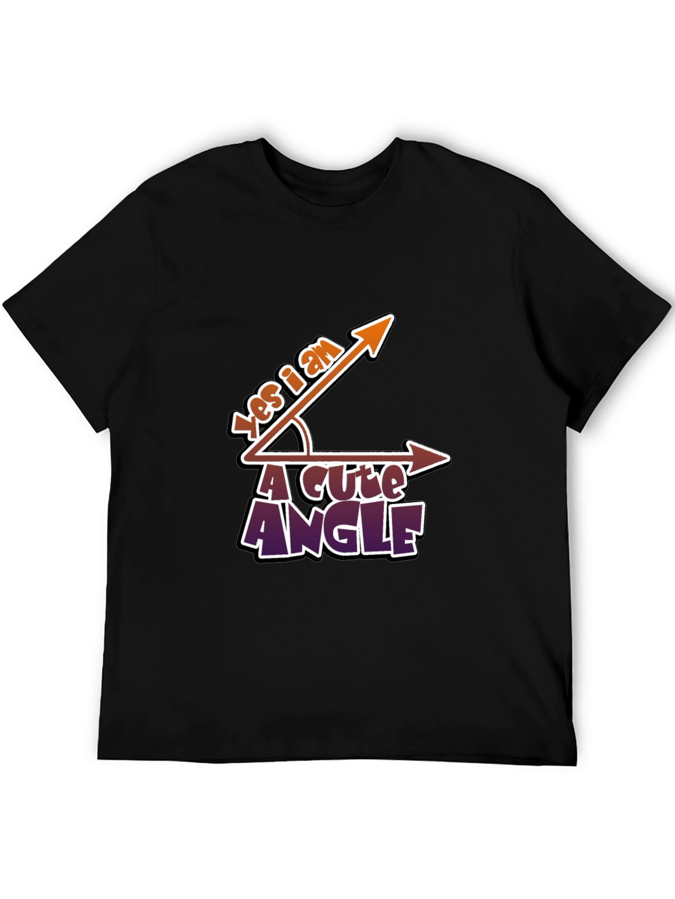 Acute Angle T-Shirt - Funny Math Pun Tee