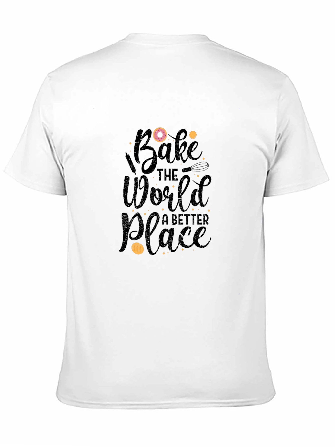 Bake the World Better Black T-Shirt