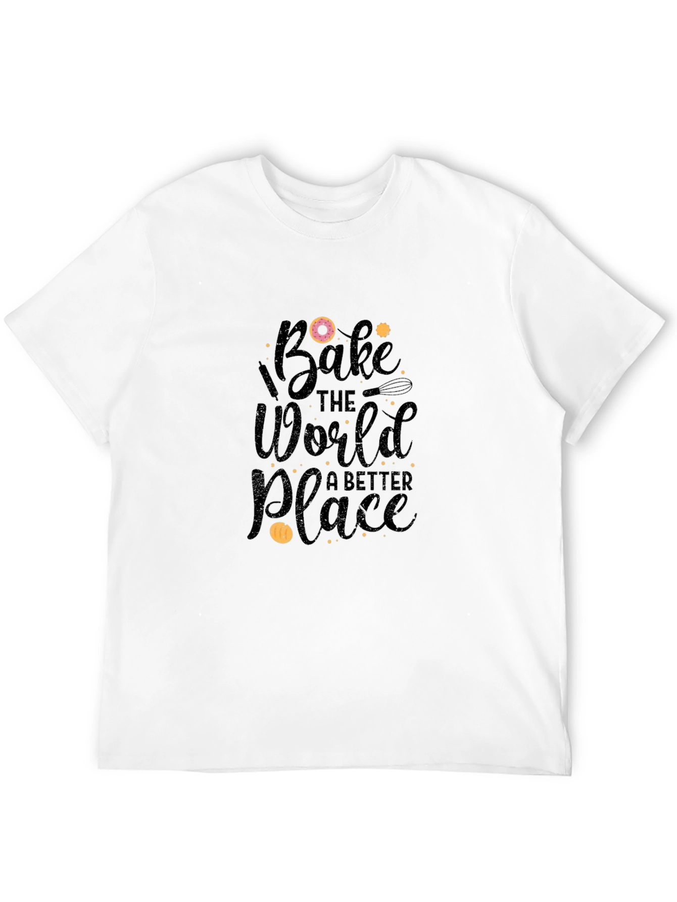 Bake the World Better Black T-Shirt