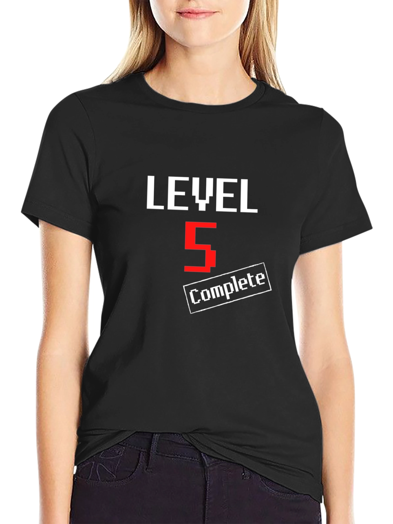 Level 5 Complete Black Graphic Tee