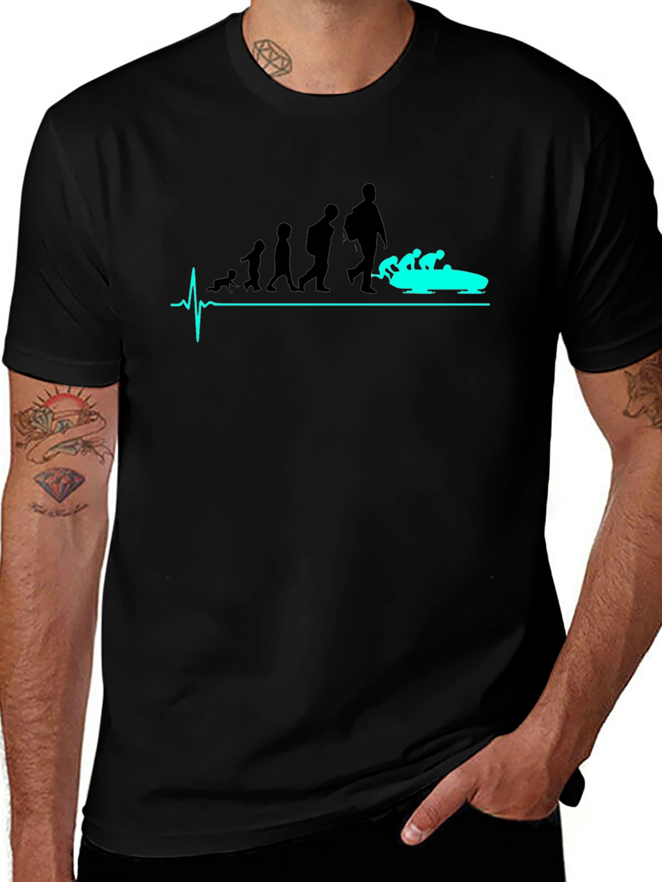 Evolution Rafting T-Shirt - Black