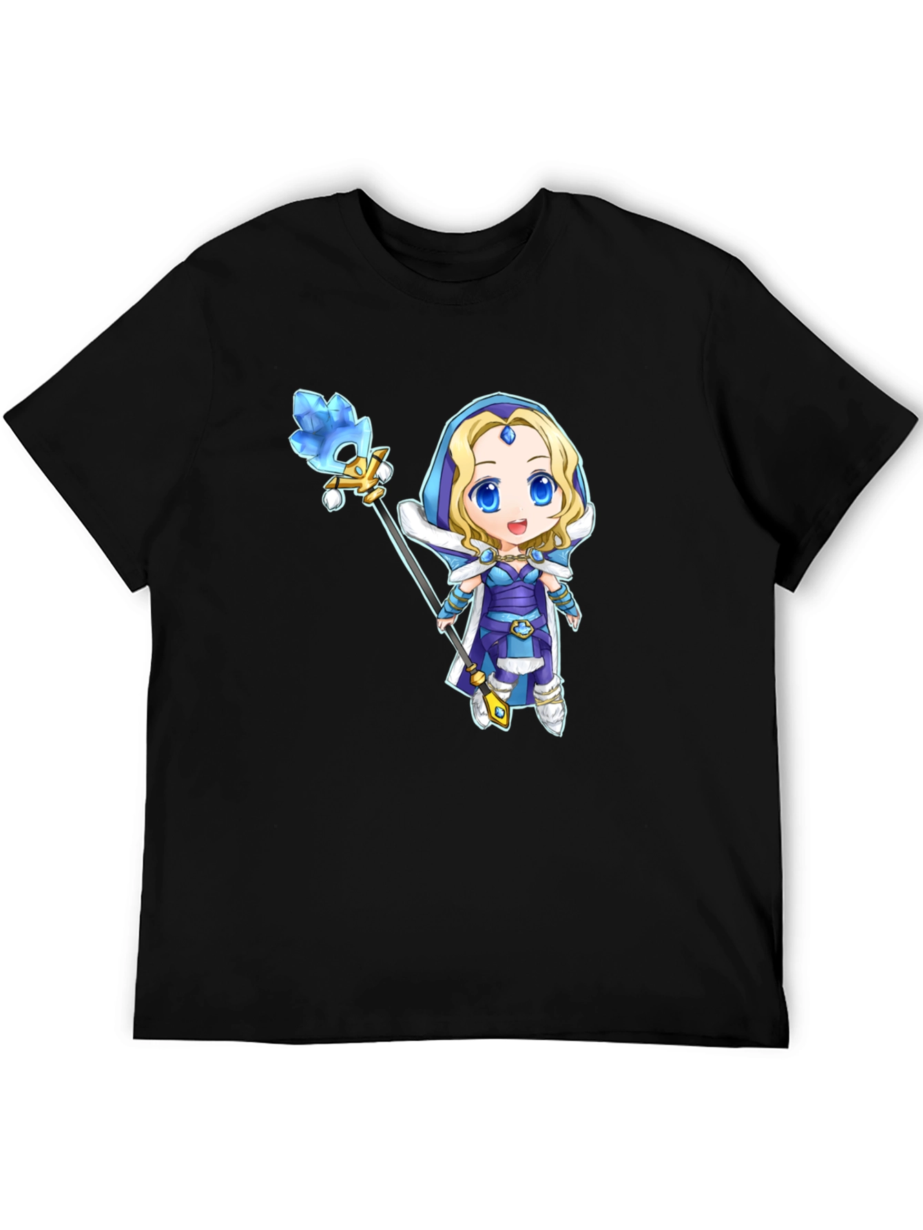 Crystal Maiden Dota 2 T-Shirt - Black