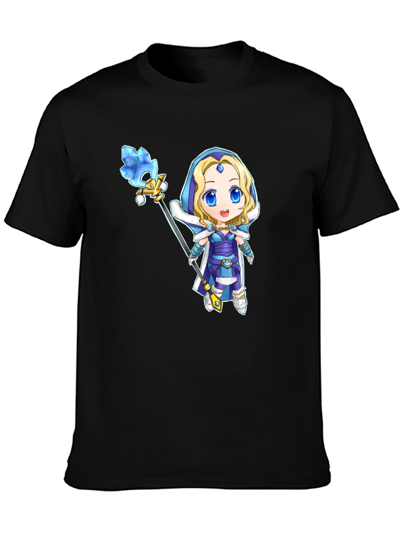 Crystal Maiden Dota 2 T-Shirt - Black