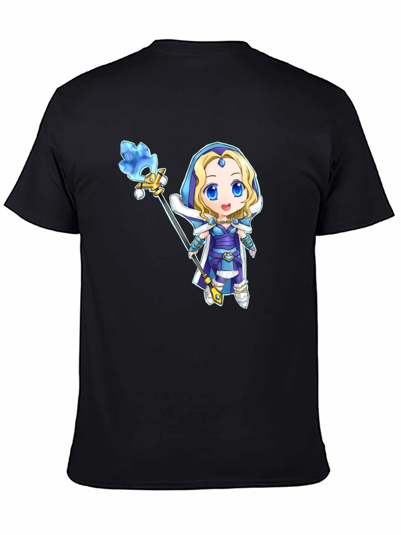Crystal Maiden Dota 2 T-Shirt - Black