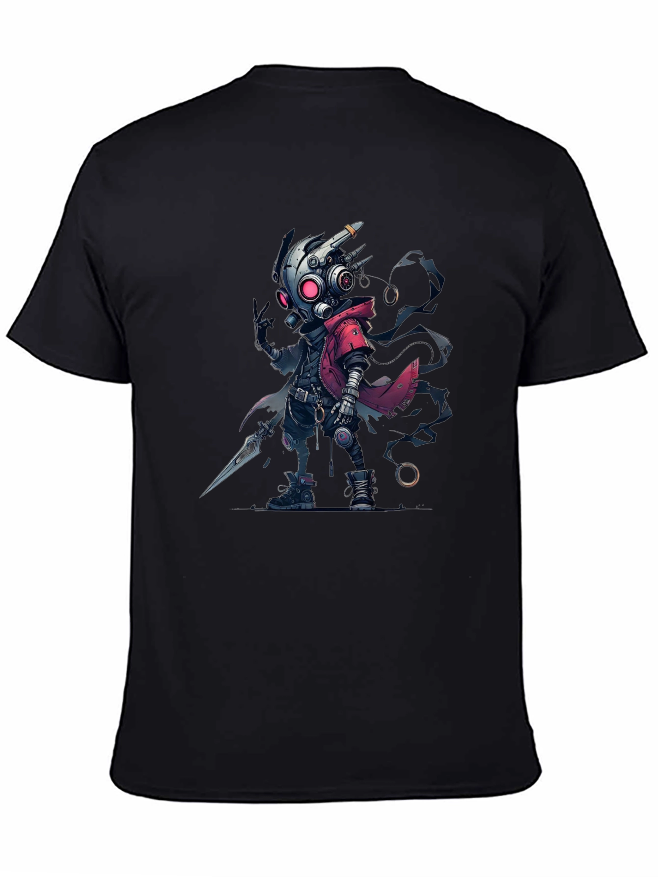 Cyberpunk Cartoon Graphic T-Shirt