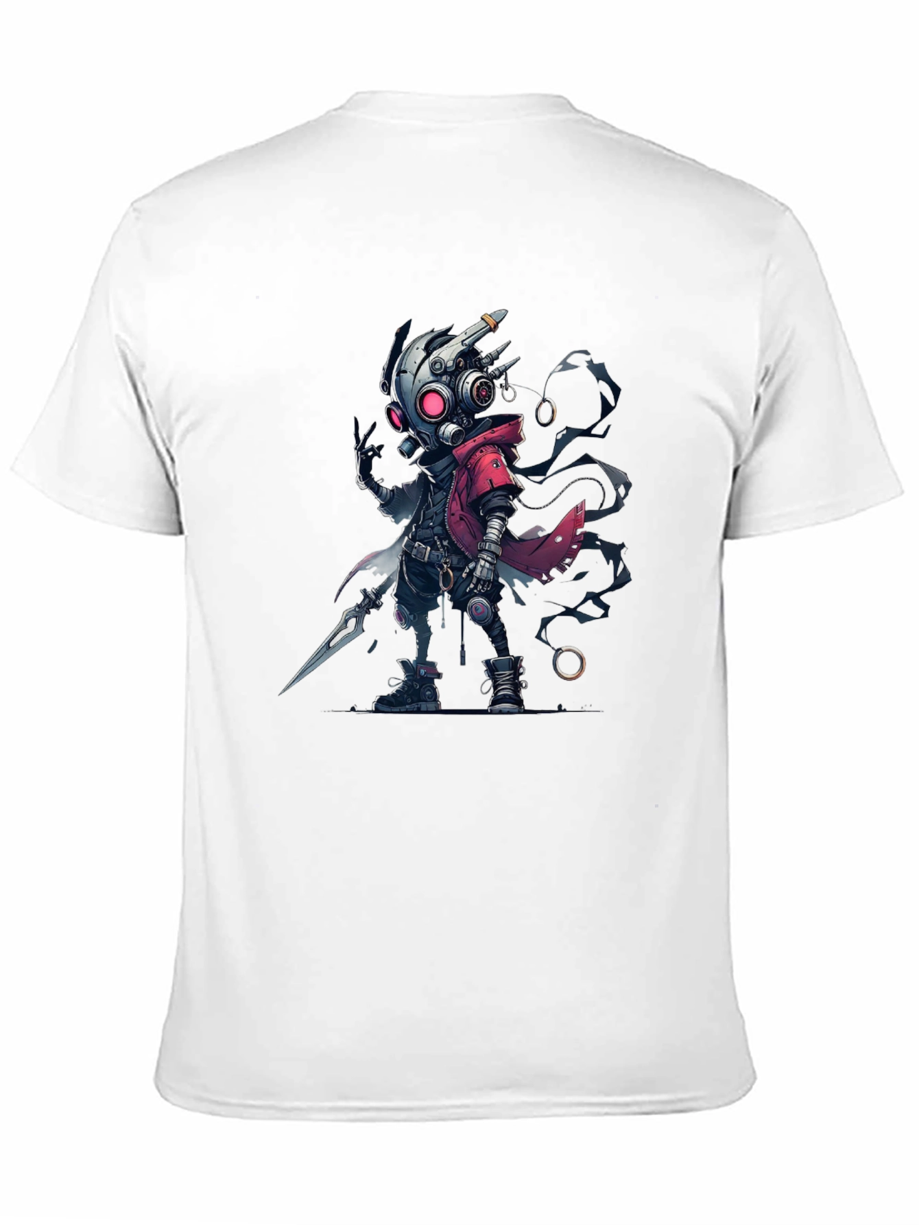 Cyberpunk Cartoon Graphic T-Shirt