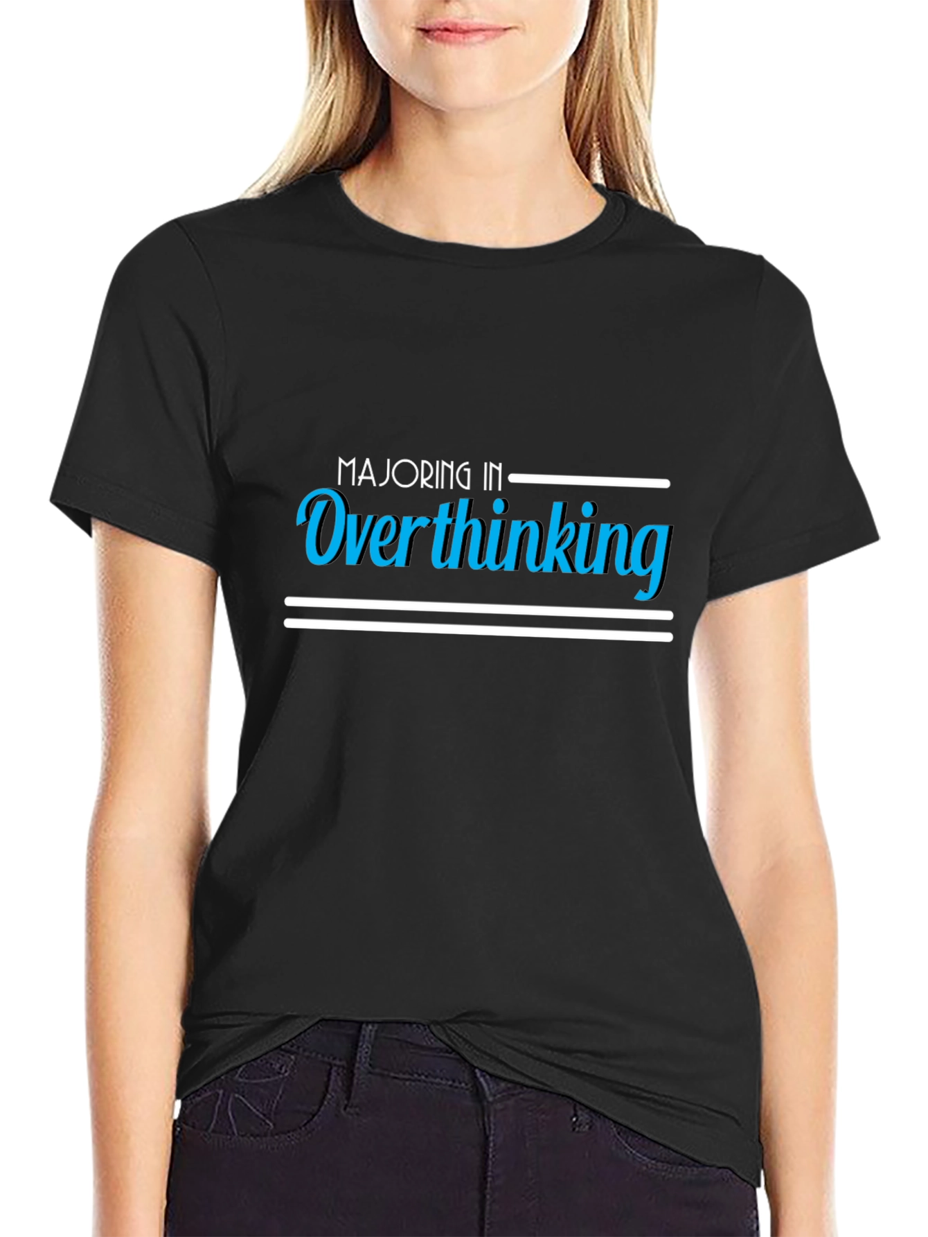 Majoring in Overthinking Graphic Tee - Mens