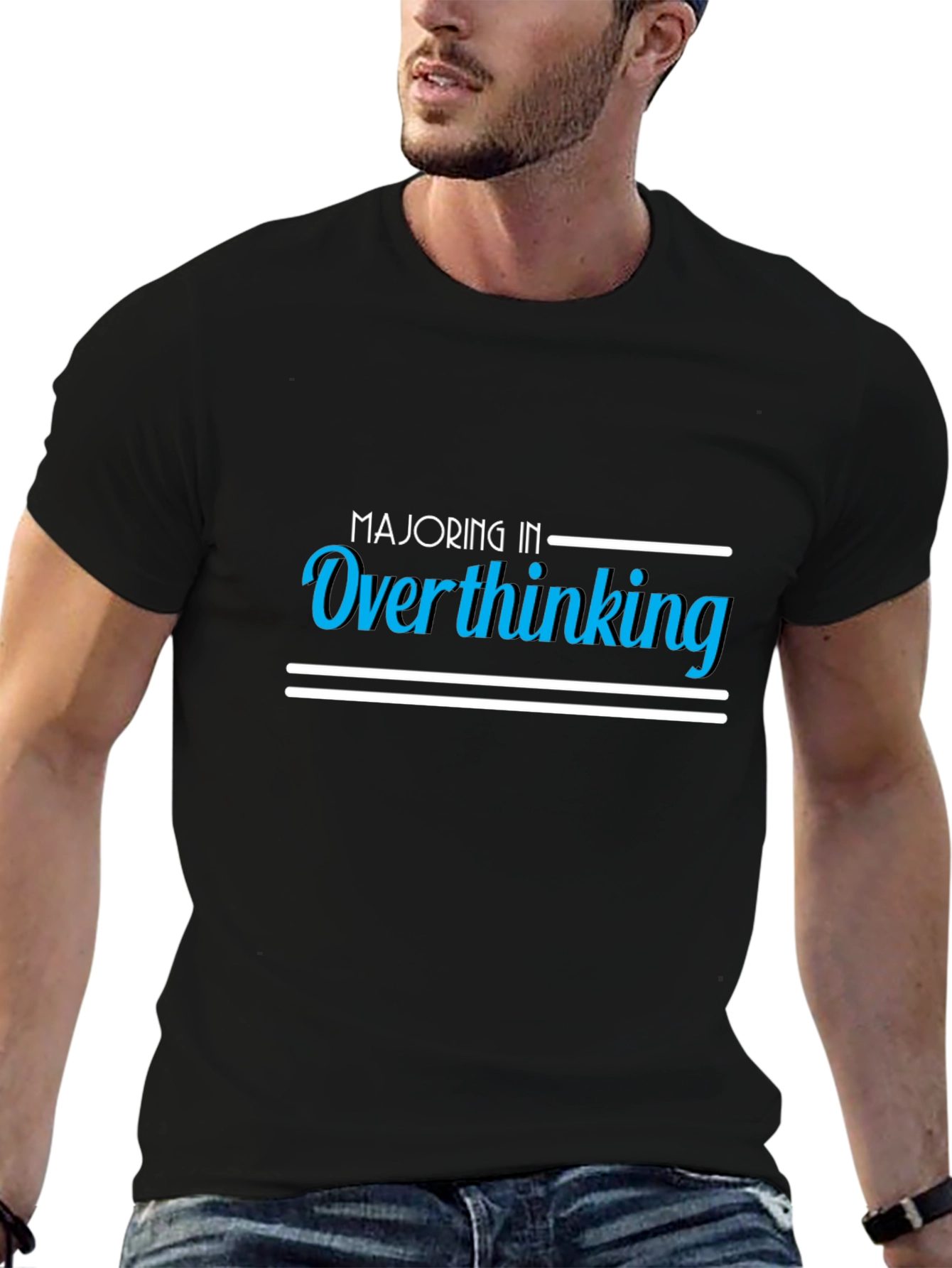 Majoring in Overthinking Graphic Tee - Mens