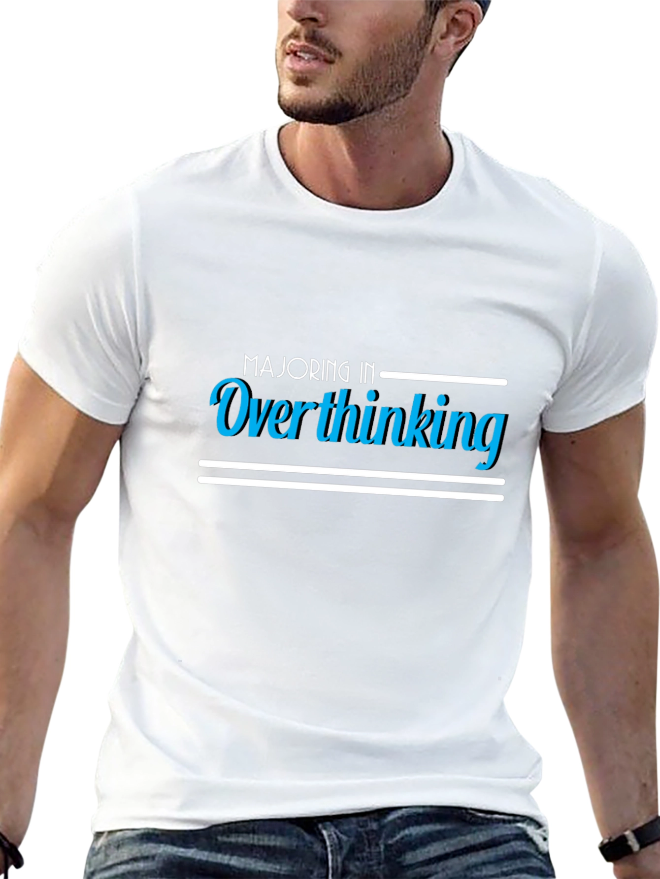 Majoring in Overthinking Graphic Tee - Mens