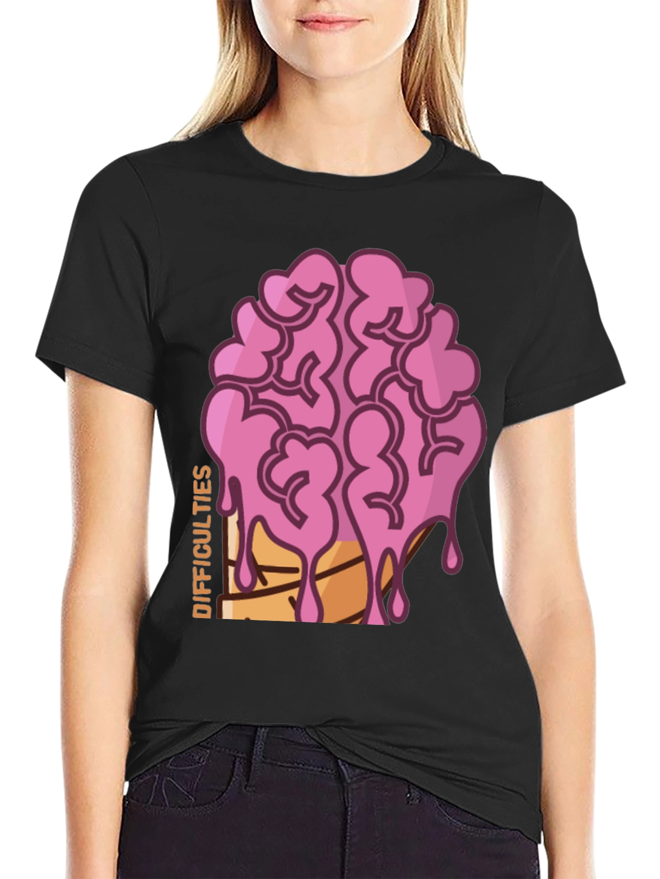 Difficulties Brain Drip T-Shirt