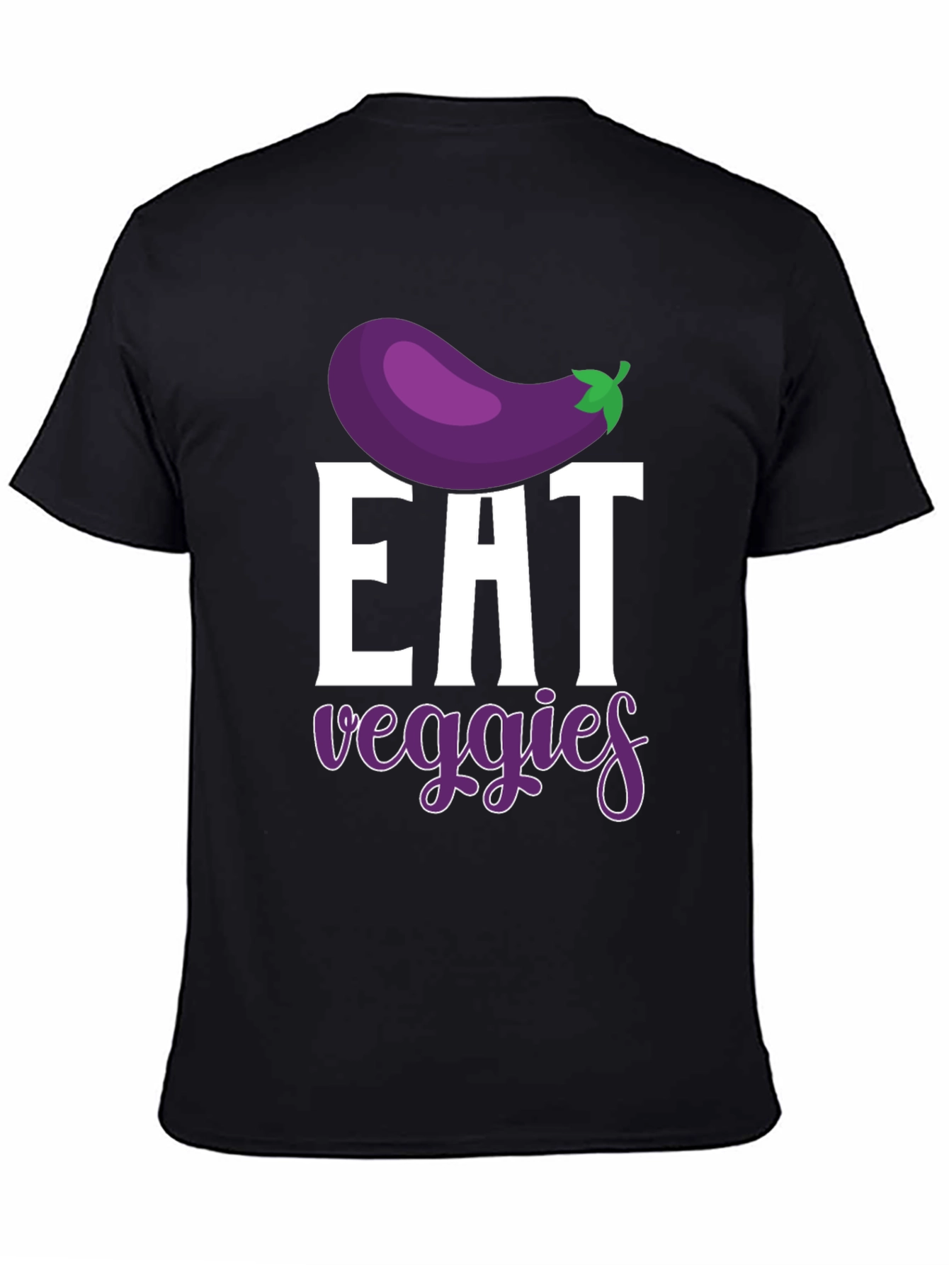 Eat Veggies Graphic T-Shirt - Vegan Lifestyle