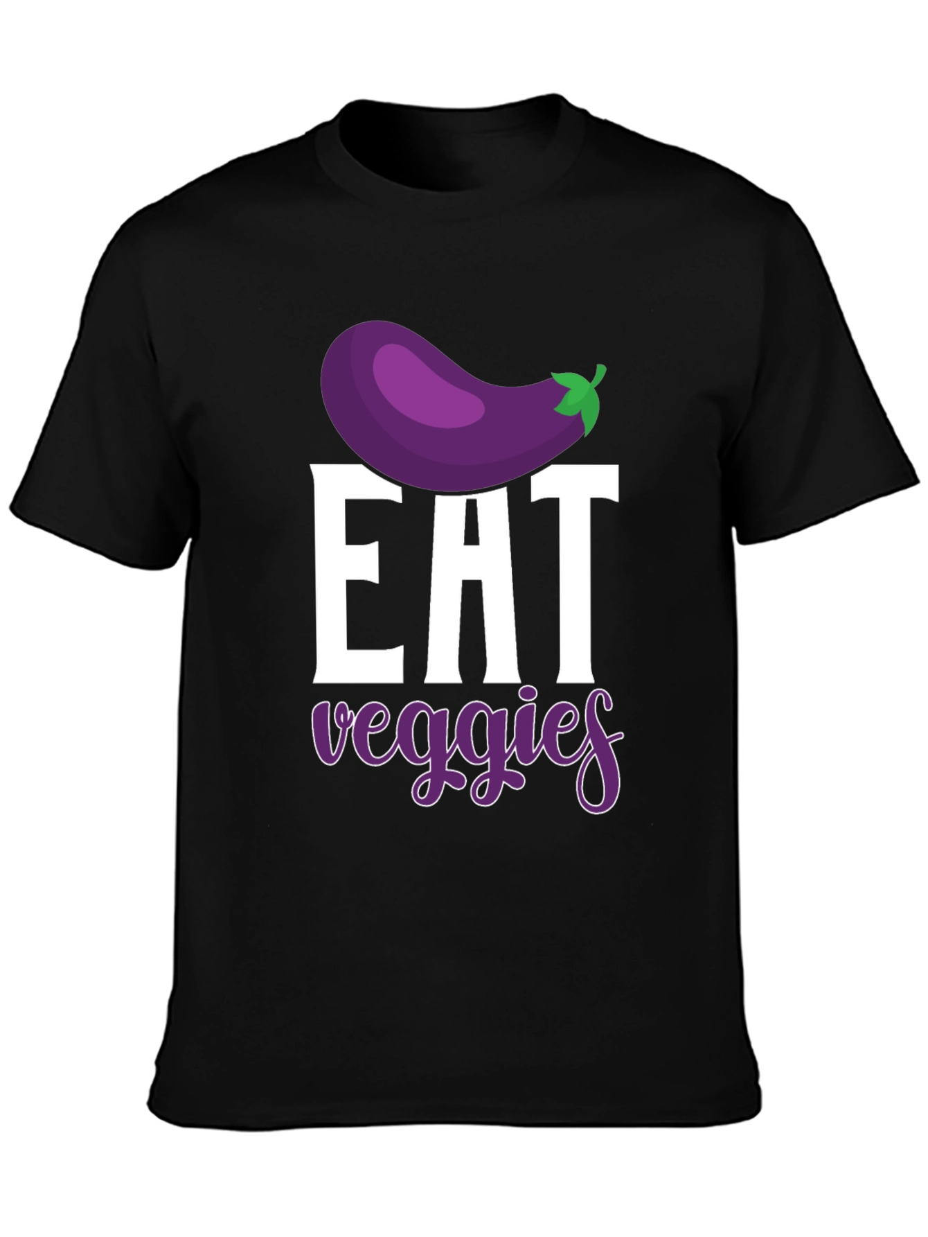Eat Veggies Graphic T-Shirt - Vegan Lifestyle