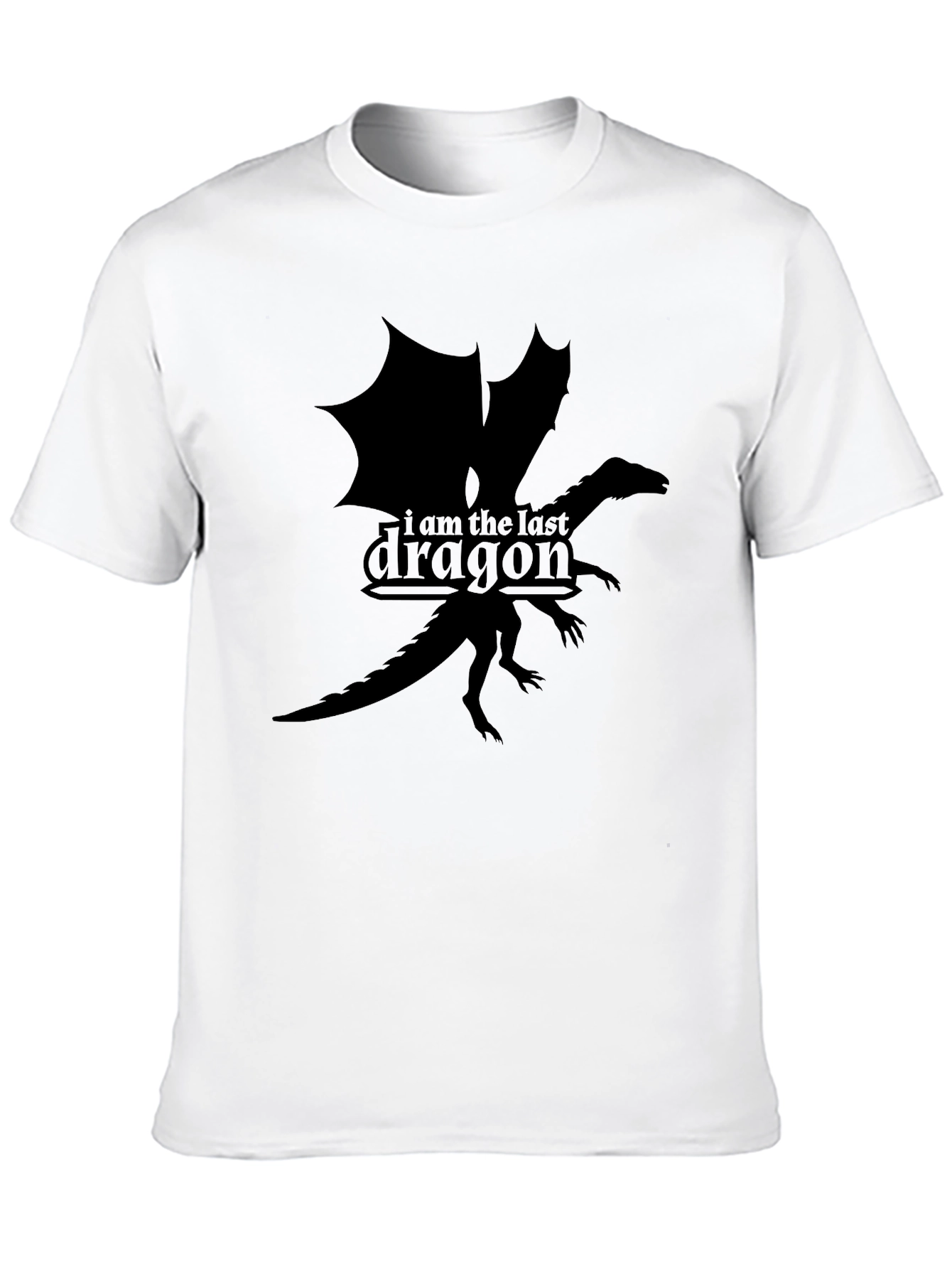 Last Dragon Graphic Tee - Mens Black T-Shirt