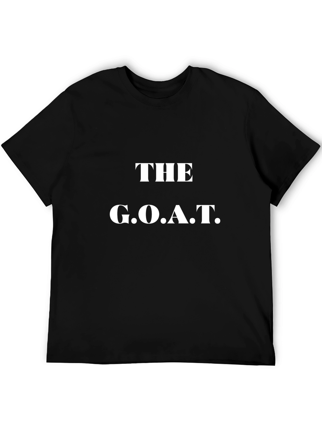 The G.O.A.T. Black Graphic T-Shirt