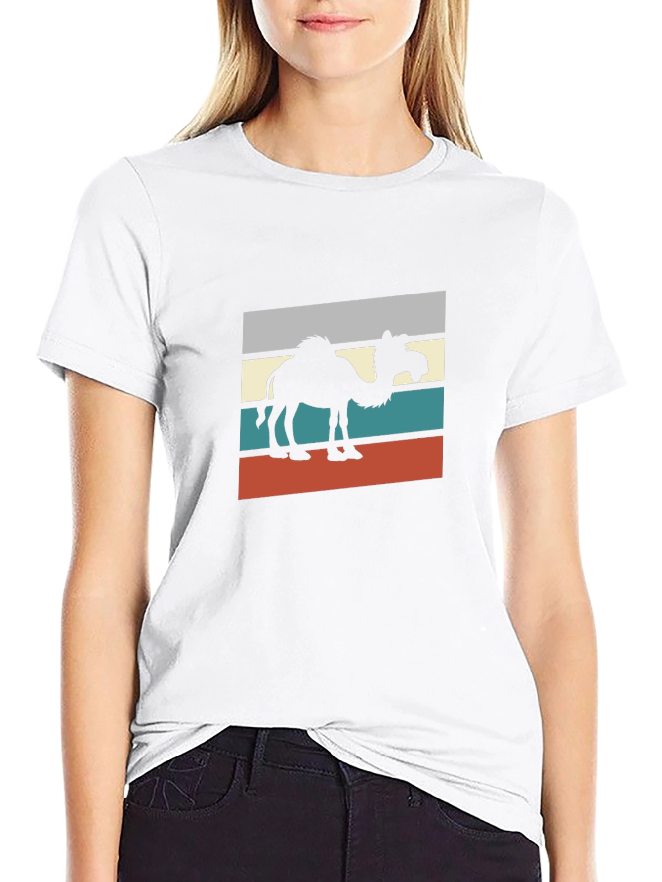 Retro Camel Silhouette Graphic Tee