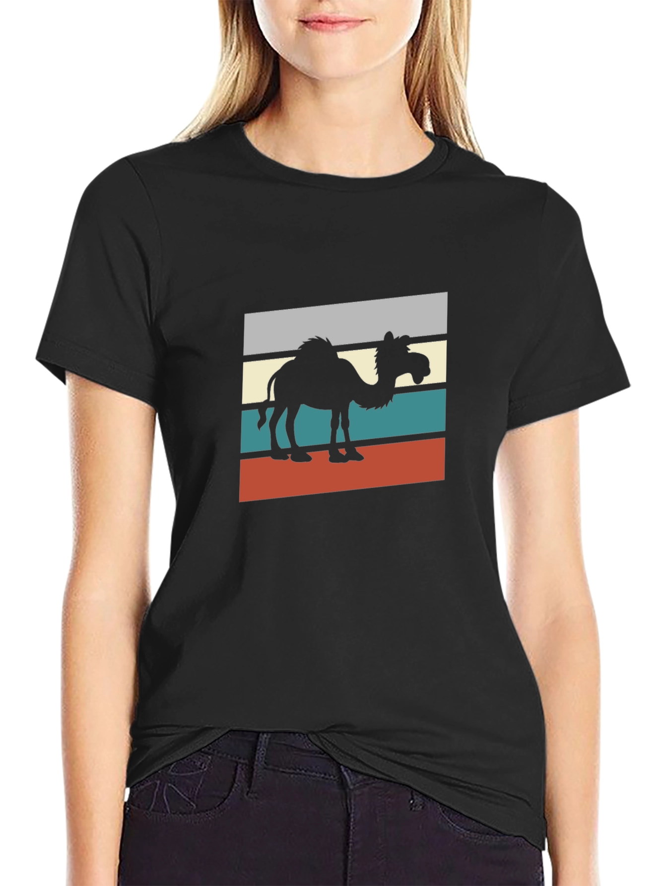 Retro Camel Silhouette Graphic Tee