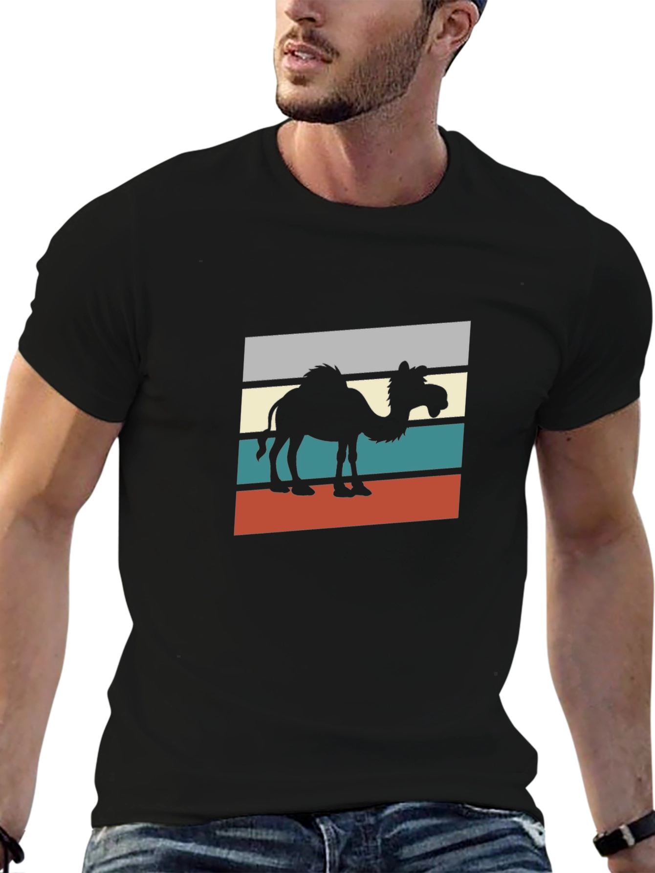 Retro Camel Silhouette Graphic Tee