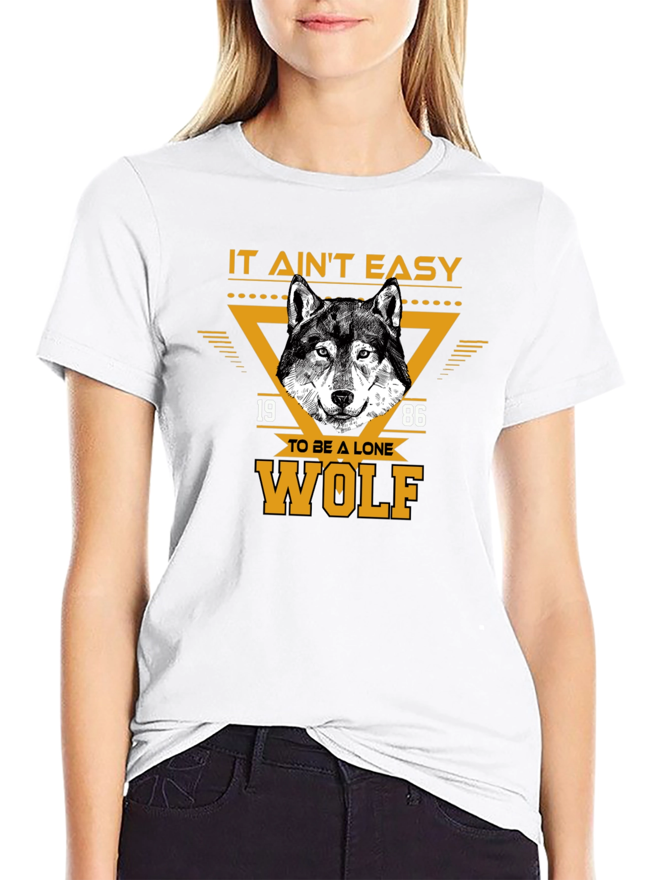 Lone Wolf Graphic Tee - Black T-Shirt