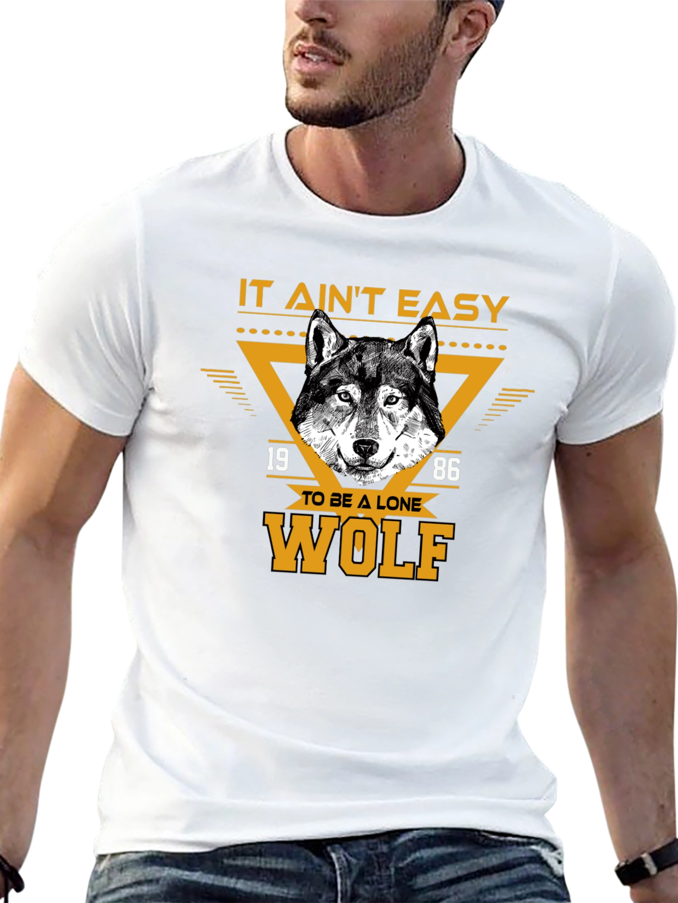 Lone Wolf Graphic Tee - Black T-Shirt