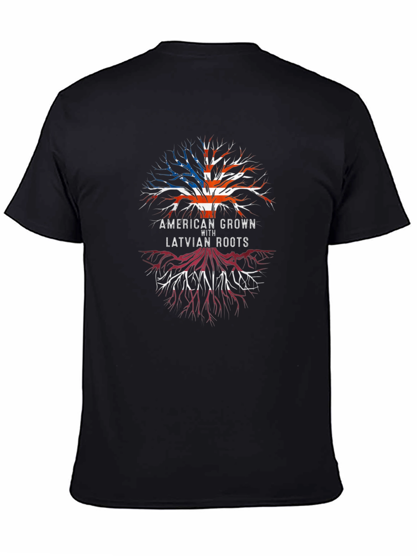 American Grown Latvian Roots Graphic Tee