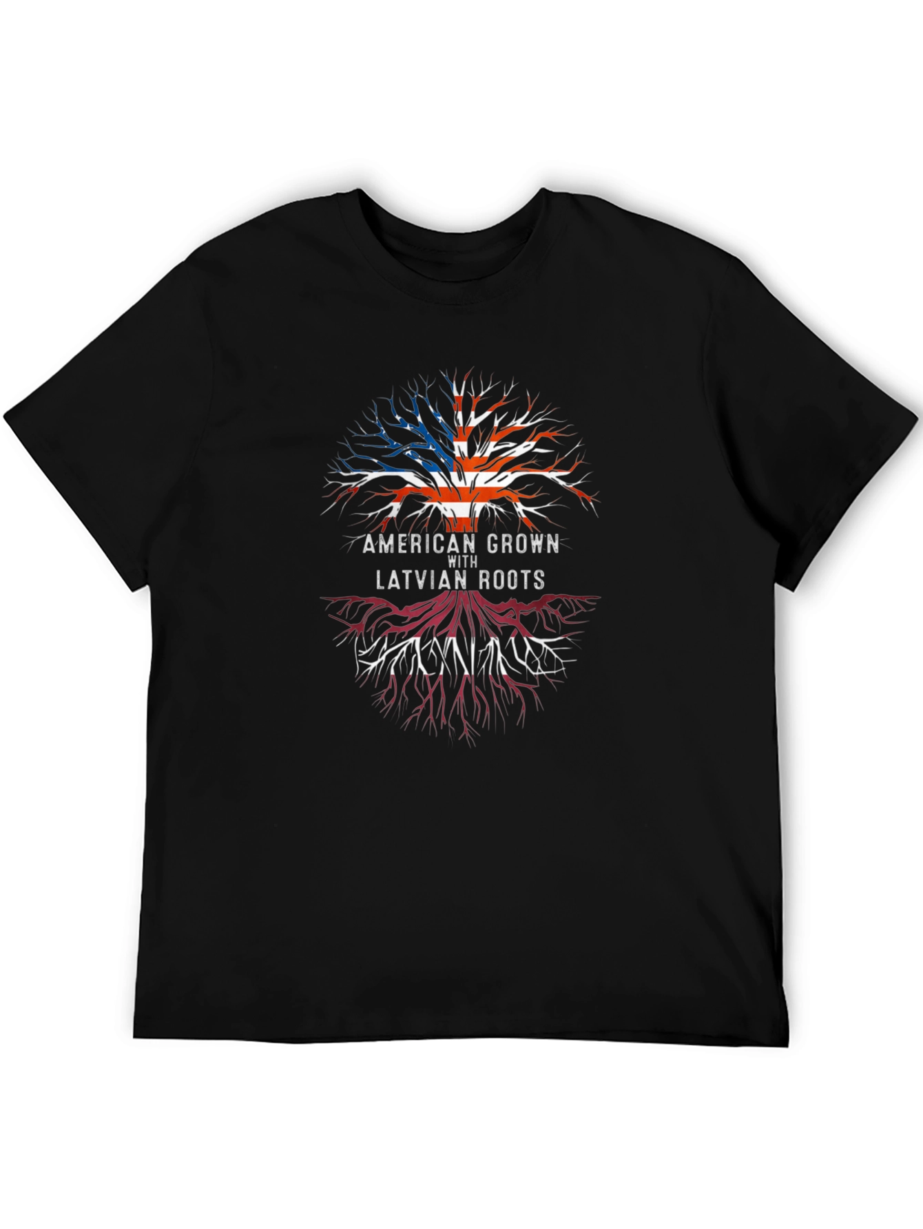 American Grown Latvian Roots Graphic Tee
