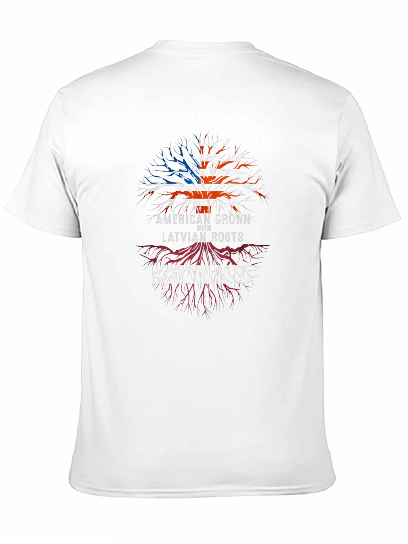 American Grown Latvian Roots Graphic Tee