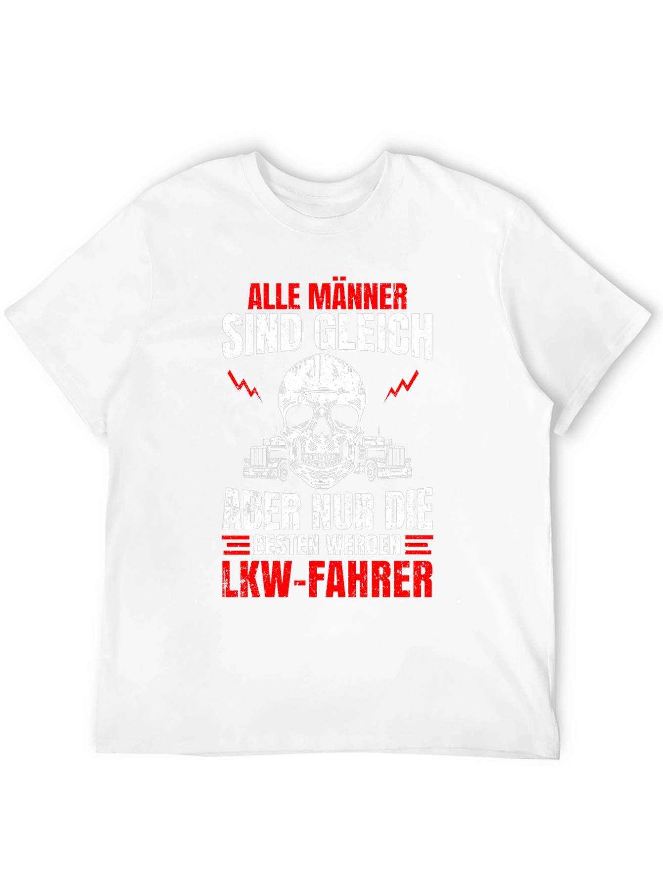 Mens Alle Manner Trucker T-Shirt