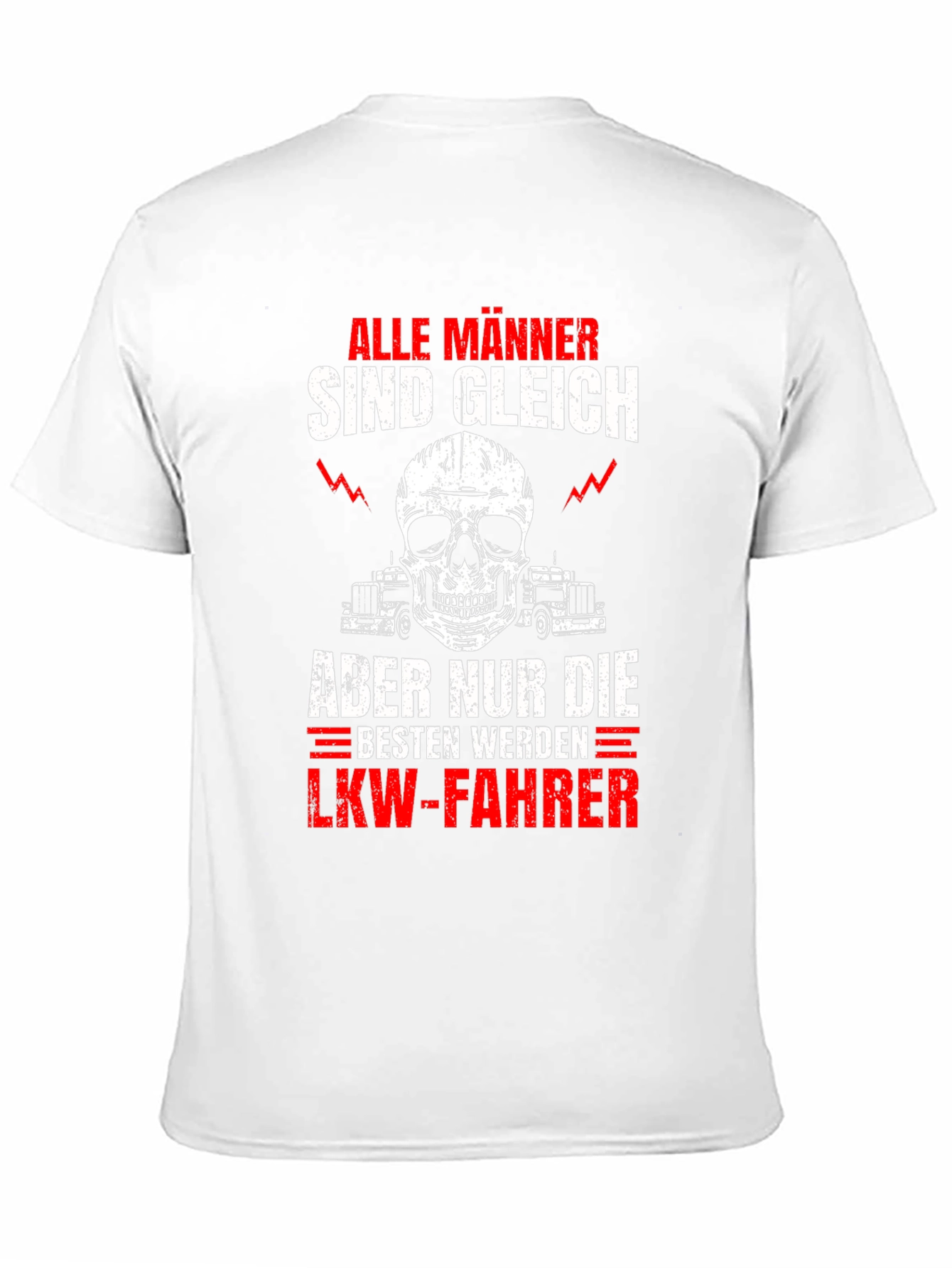 Mens Alle Manner Trucker T-Shirt