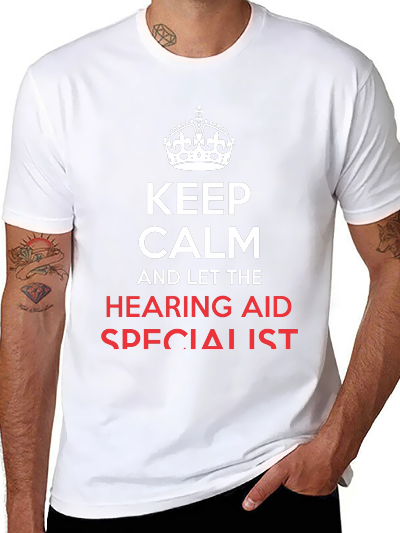 Keep Calm Hearing Aid Specialist T-Shirt