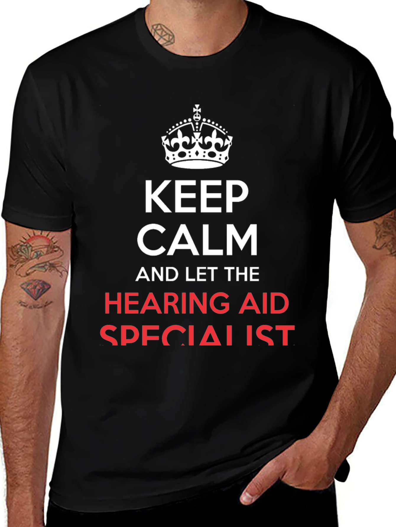 Keep Calm Hearing Aid Specialist T-Shirt
