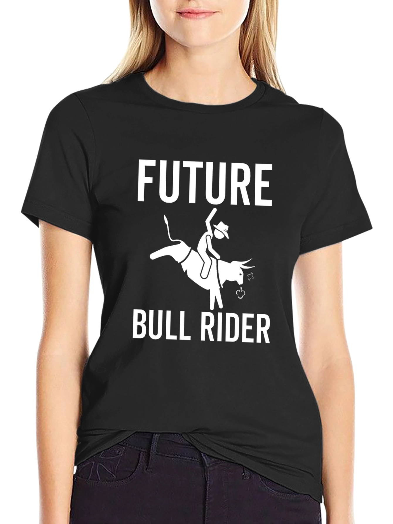 Future Bull Rider Graphic Tee | Rodeo Fan T-Shirt