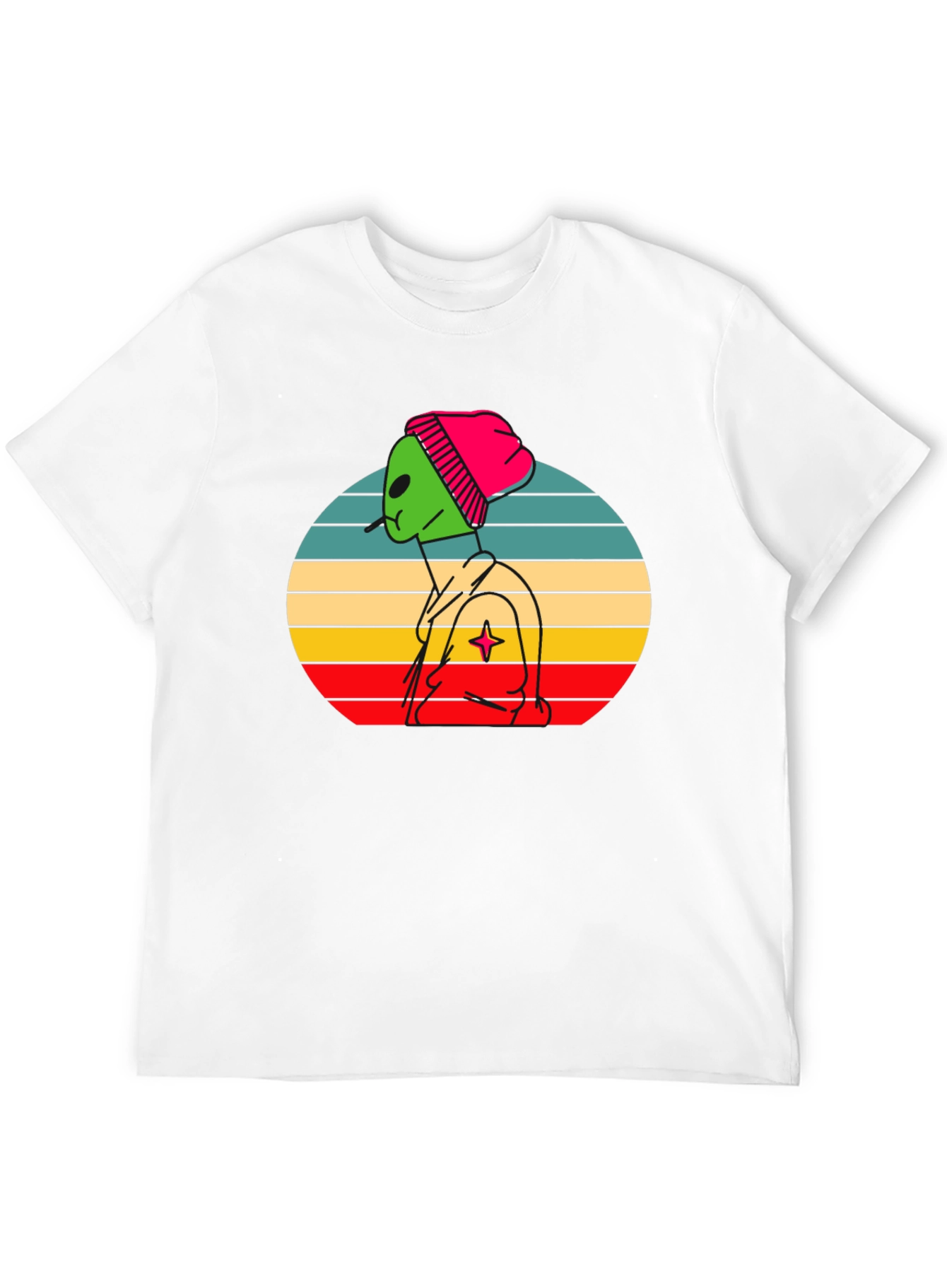 Retro Alien T-Shirt - Outta This World Style