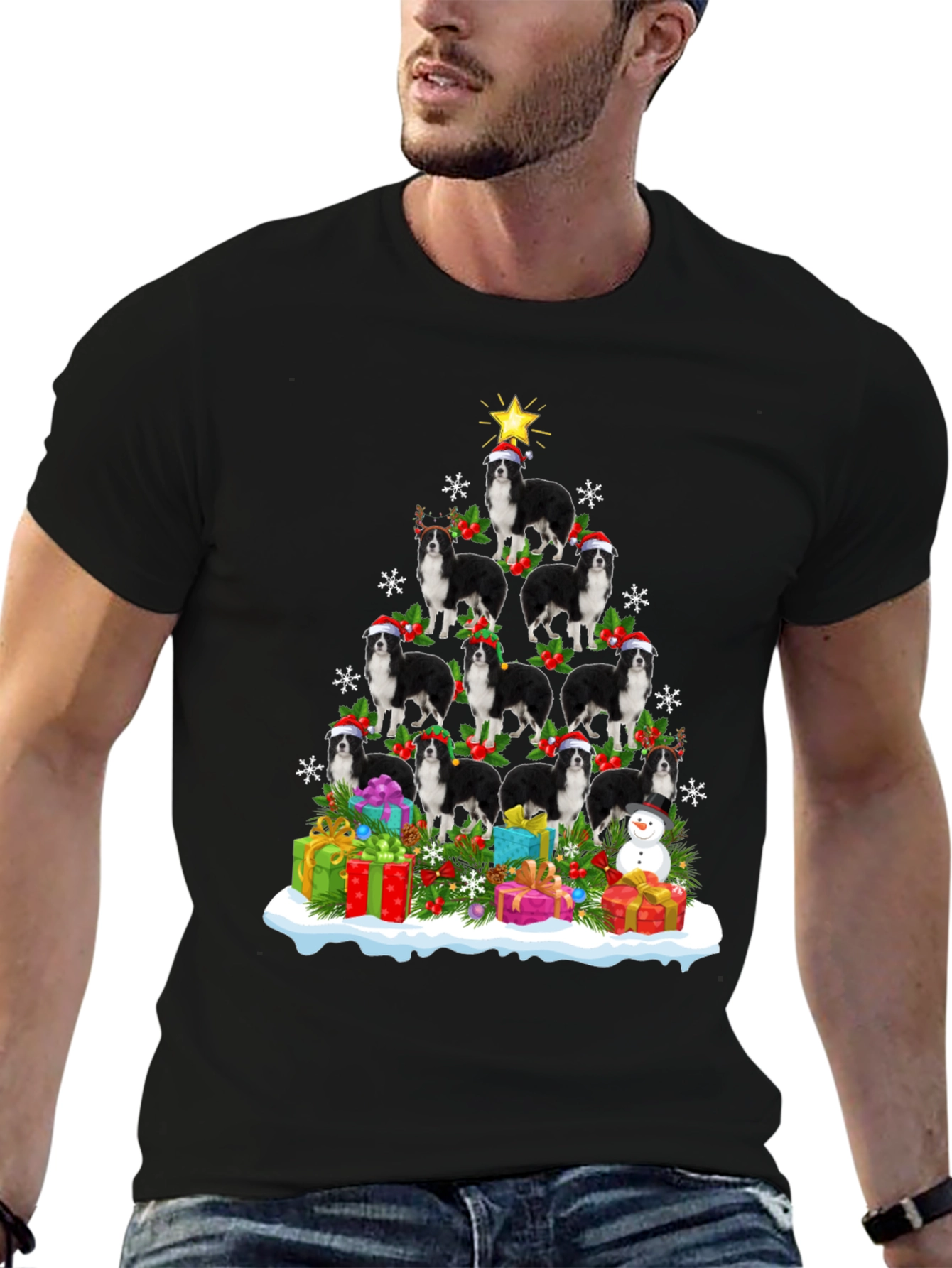 Dog Christmas Tree T-Shirt