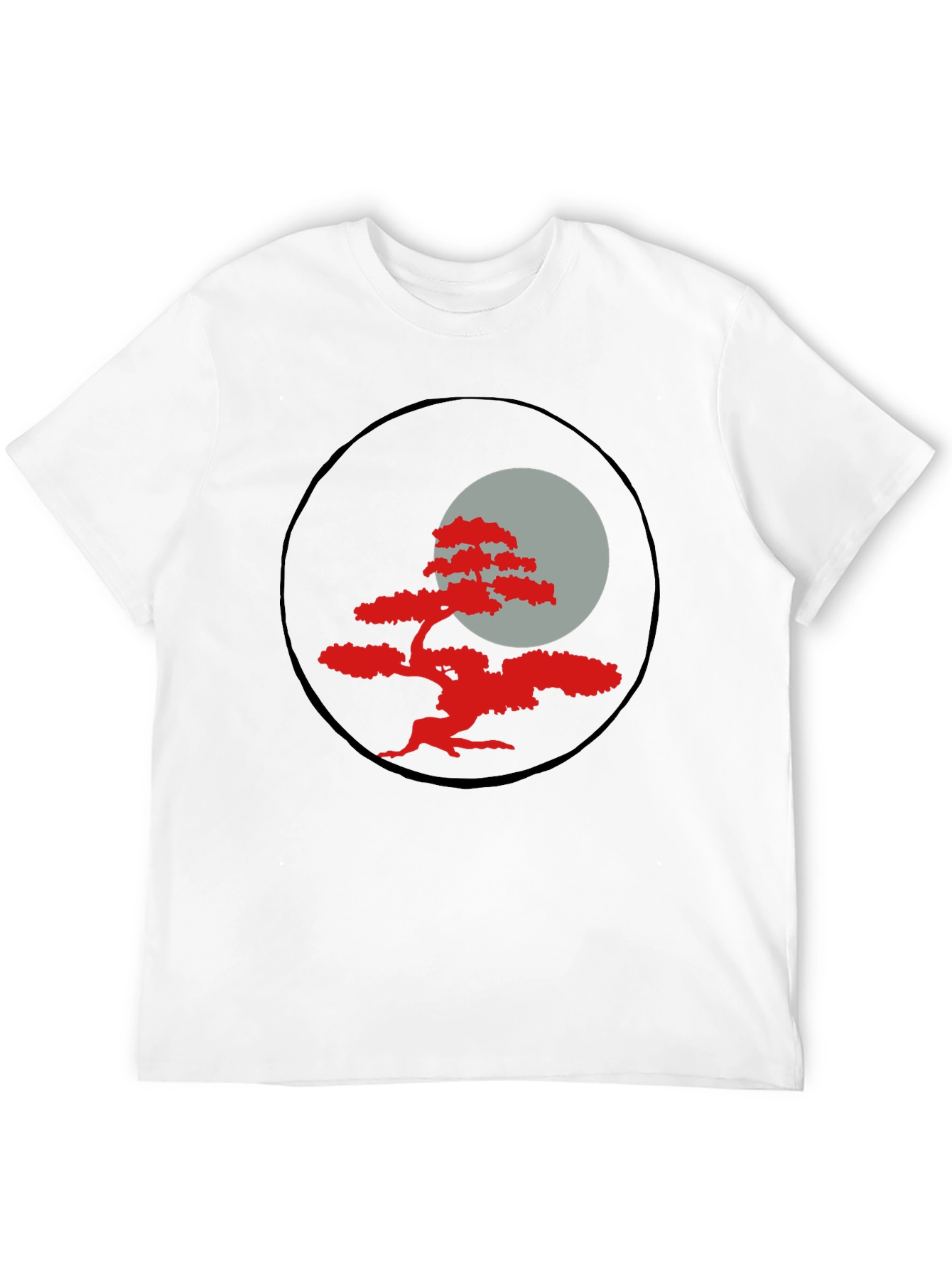 Zen Bonsai Moon Graphic T-Shirt