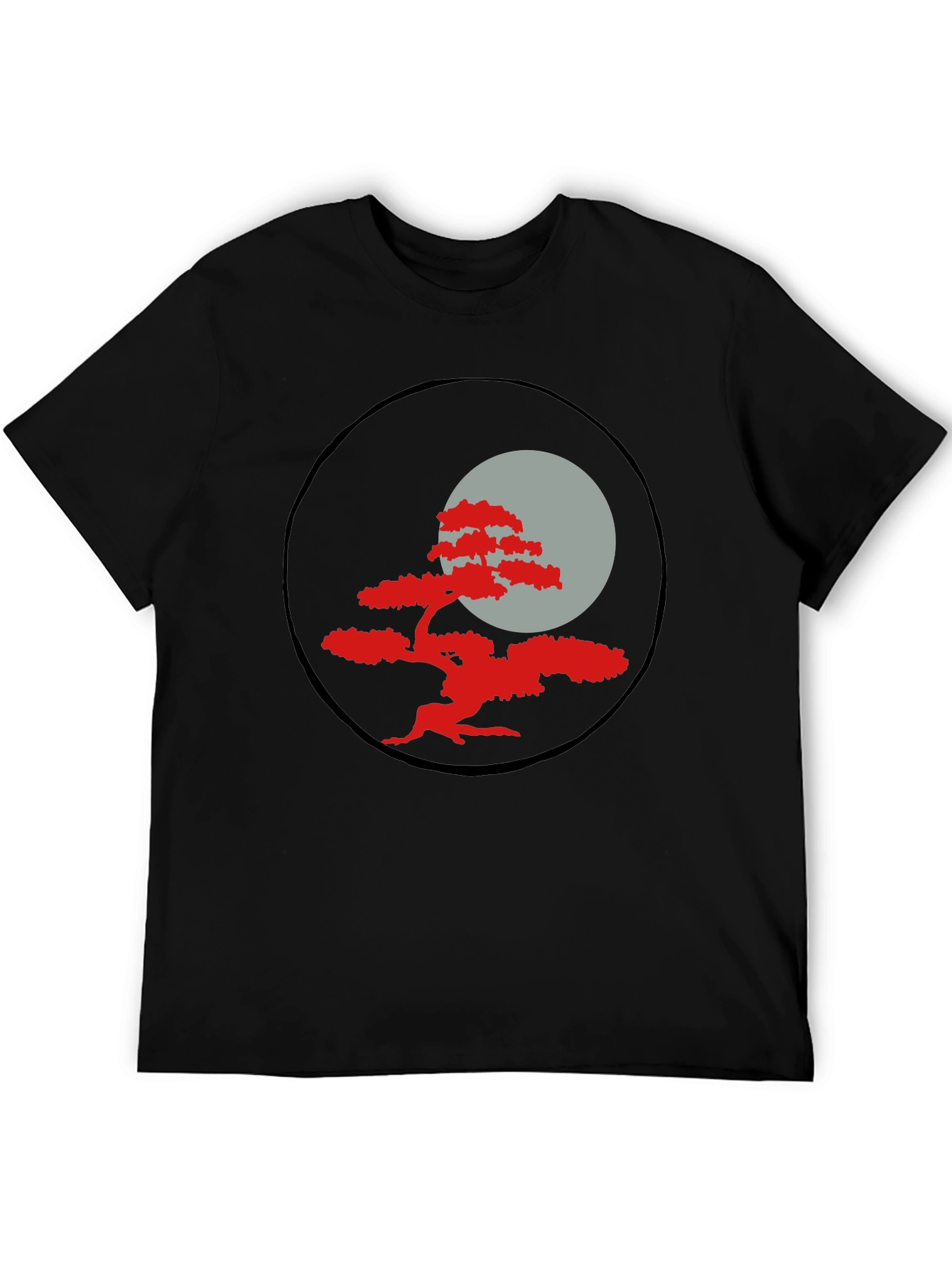 Zen Bonsai Moon Graphic T-Shirt