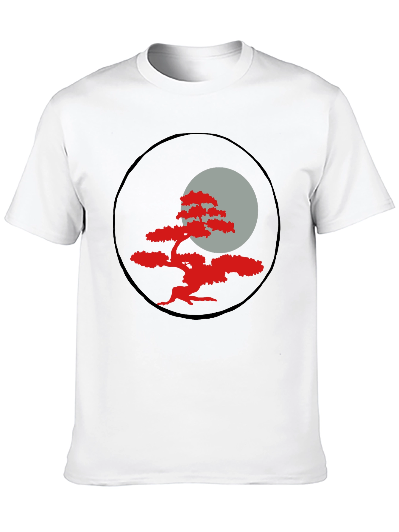 Zen Bonsai Moon Graphic T-Shirt