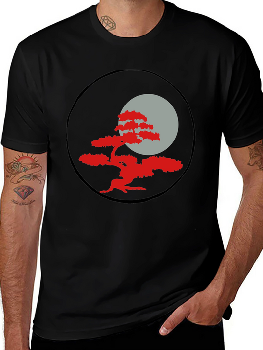 Zen Bonsai Moon Graphic T-Shirt