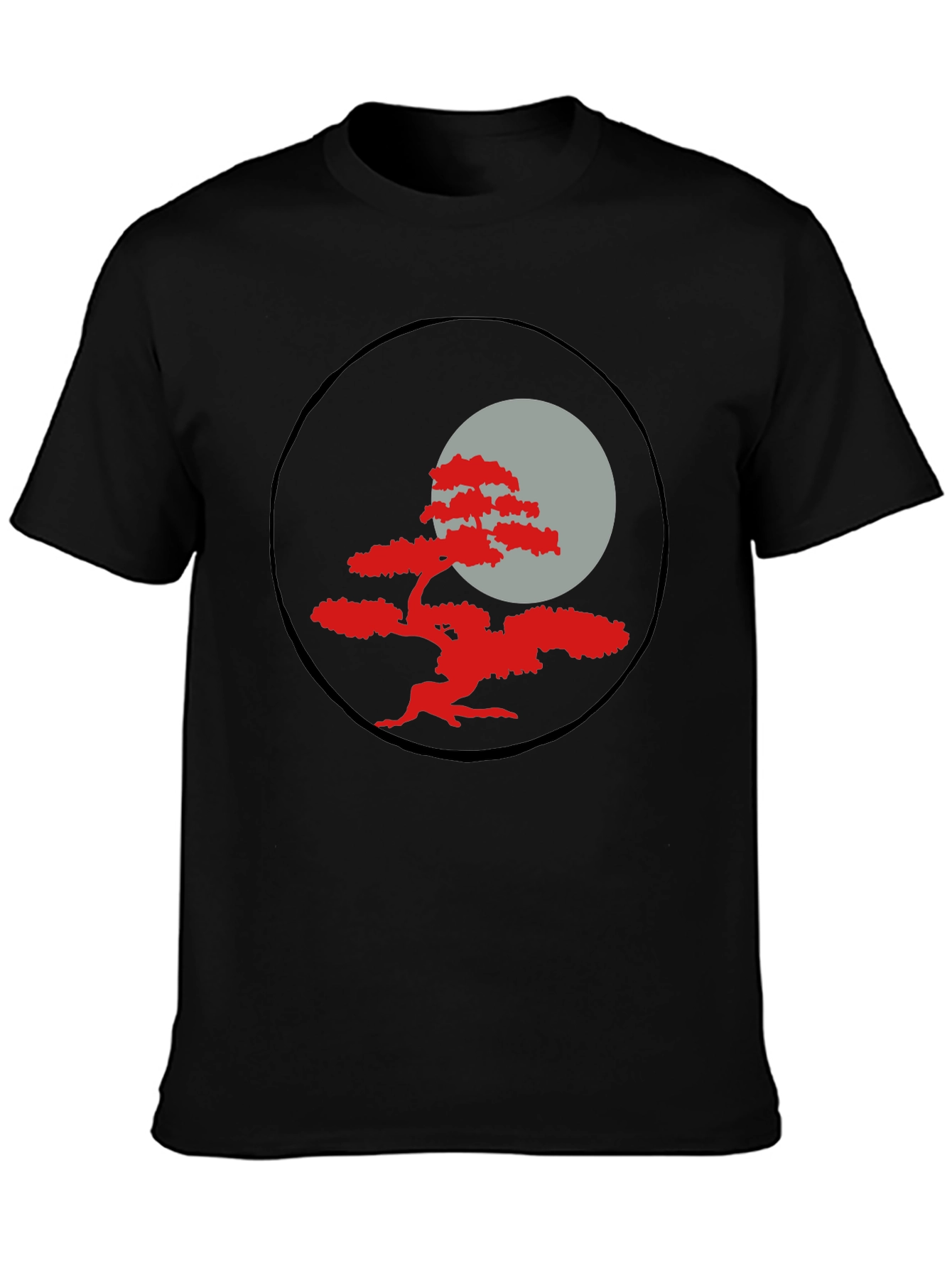 Zen Bonsai Moon Graphic T-Shirt